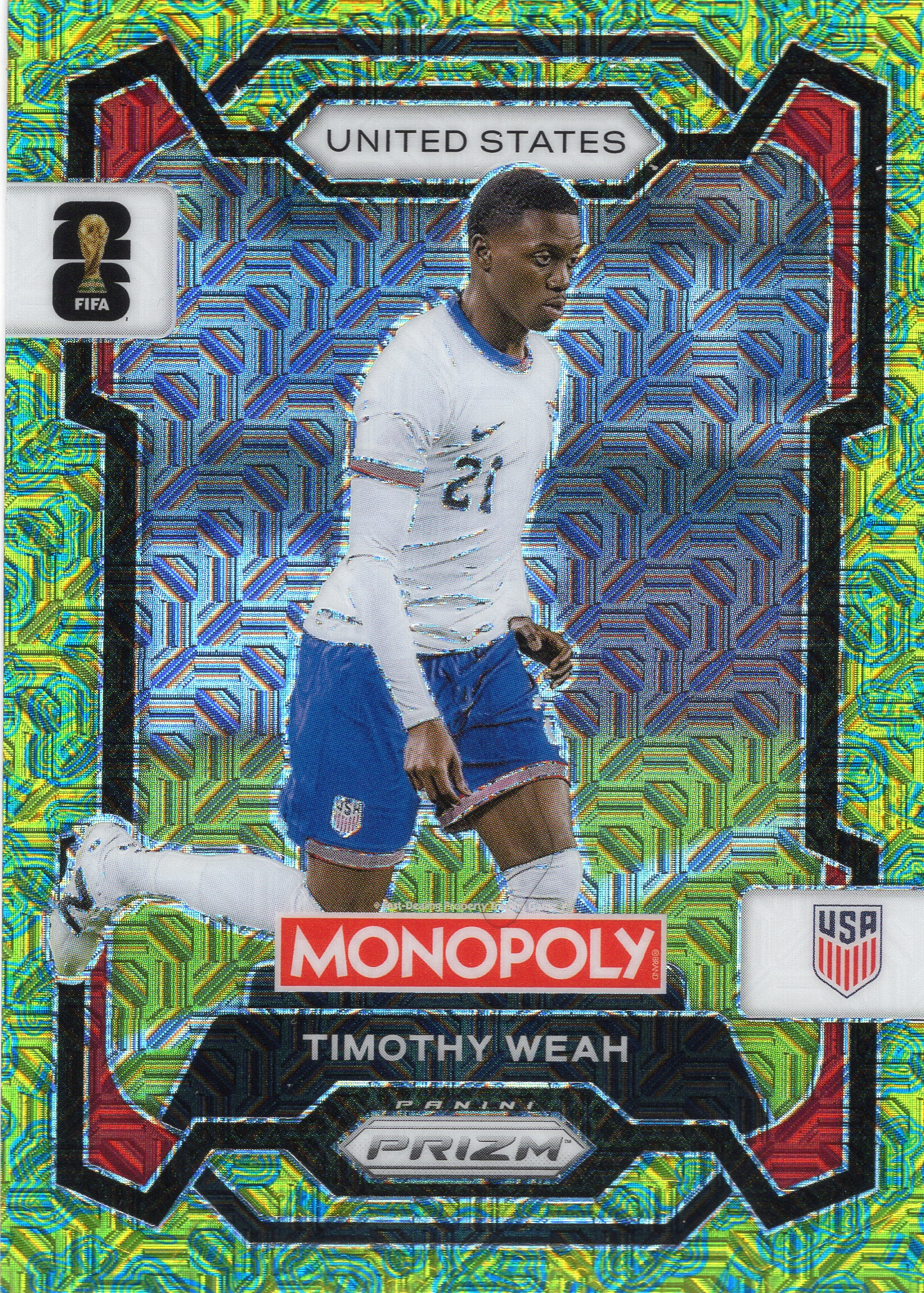 Timothy Weah card front