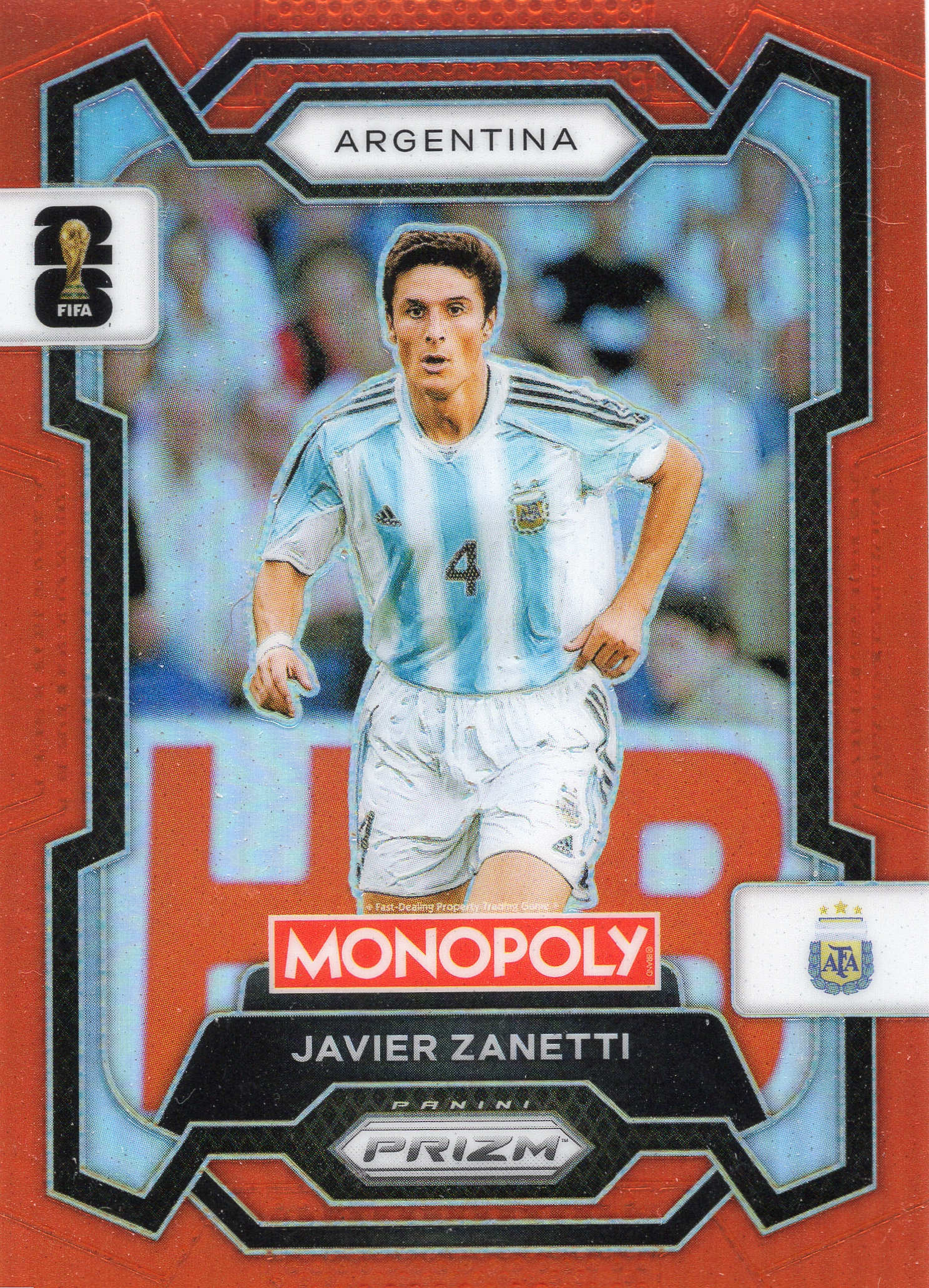 Javier Zanetti card front