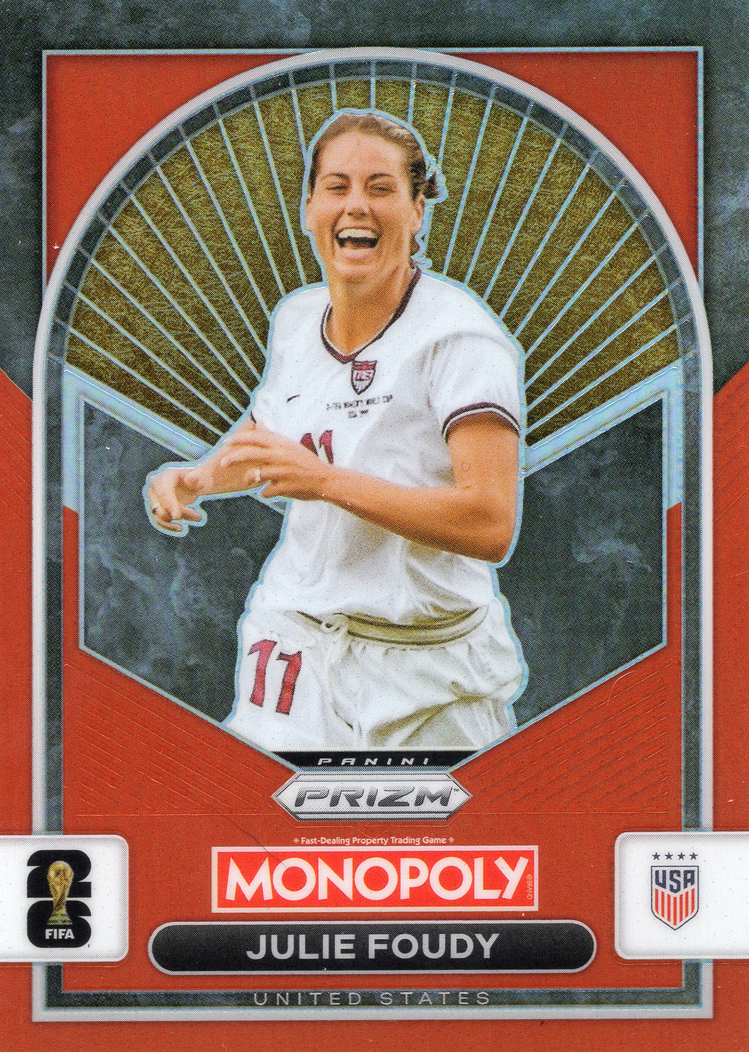 Julie Foudy card front