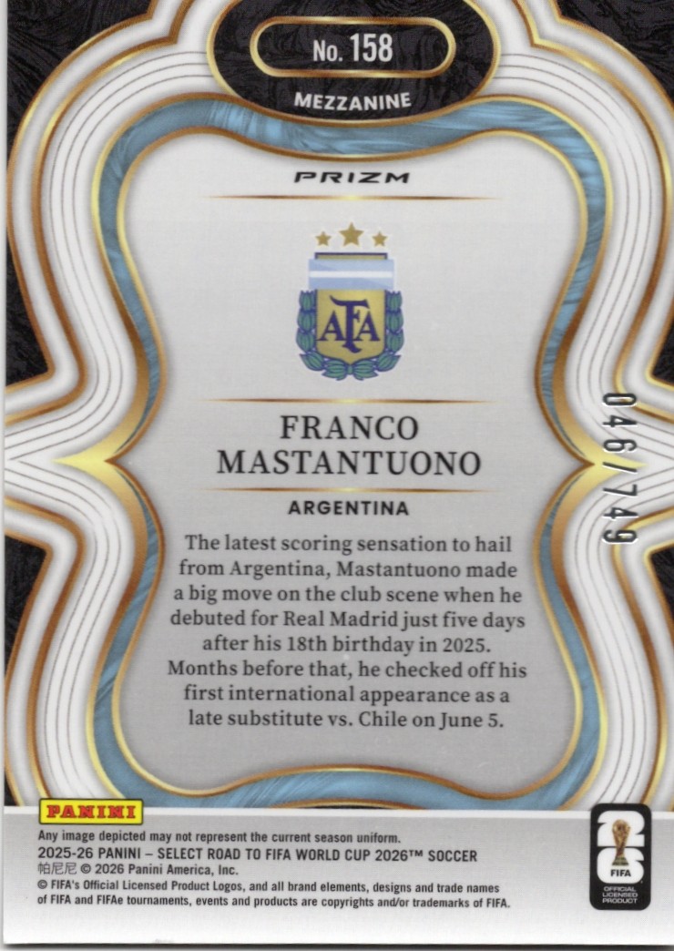 Franco Mastantuono — Back