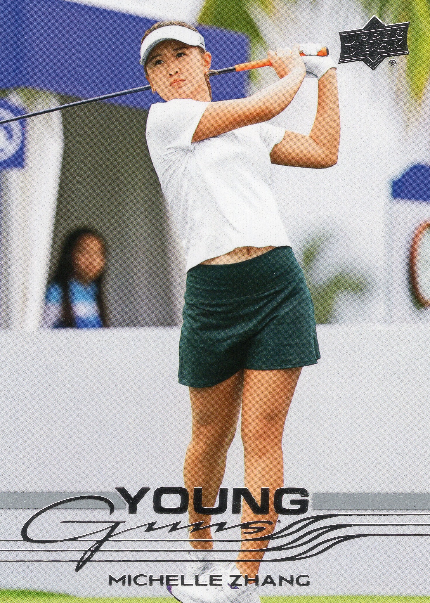 2026 Michelle Zhang Upper Deck Golf - Young Guns #117 Parallel unconfirmed — front scan