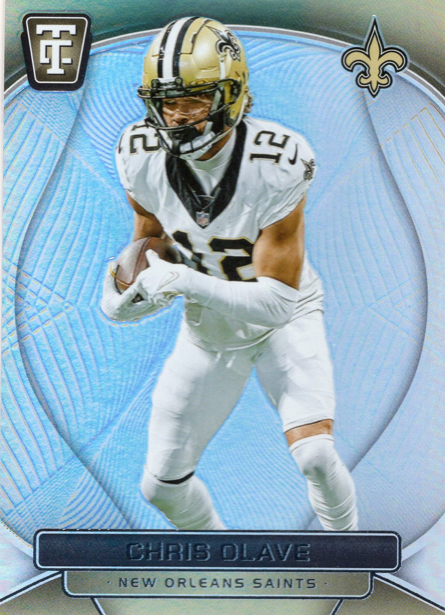 2024 Chris Olave Panini Totally Certified #65 Parallel unconfirmed — front scan