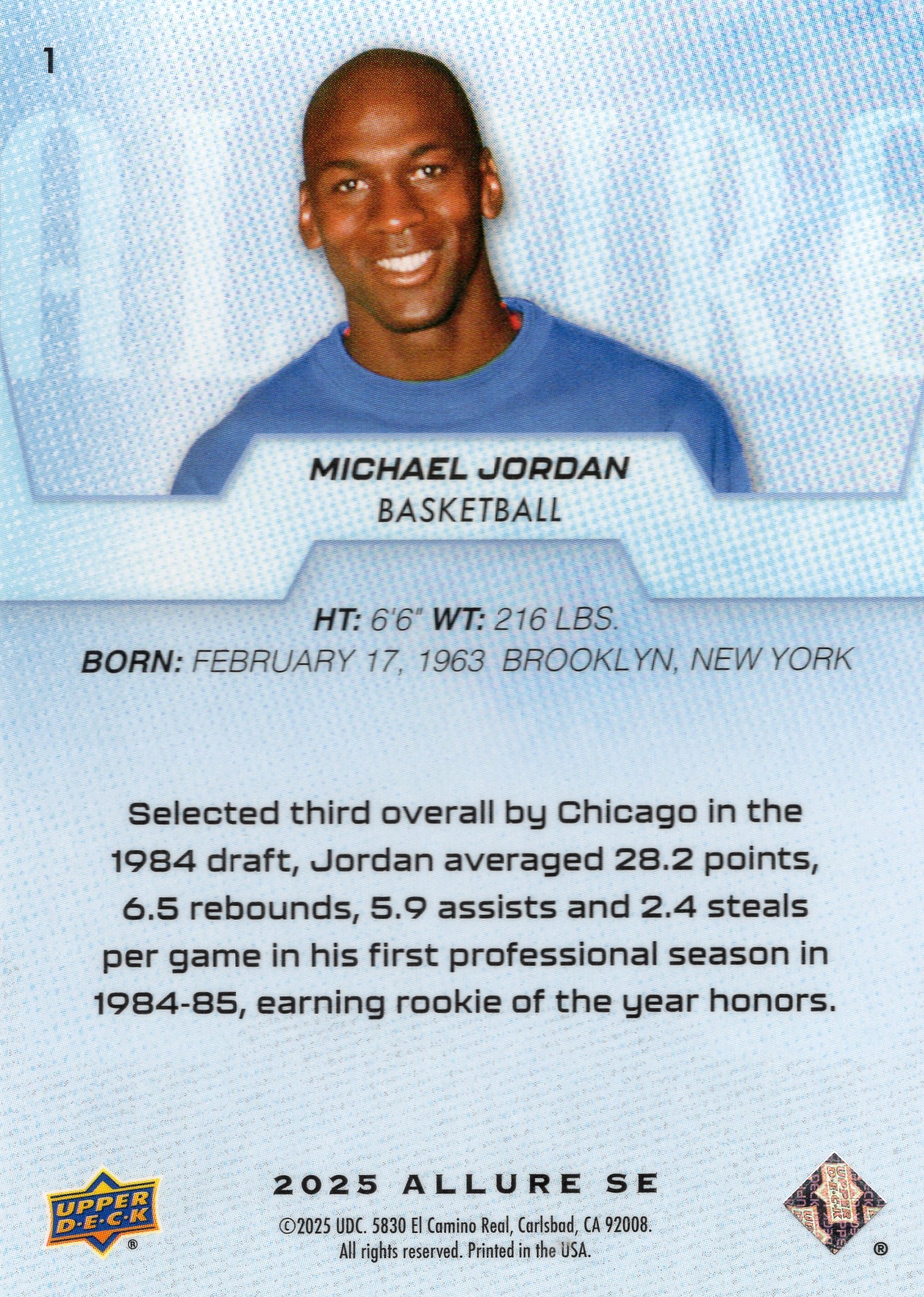 Michael Jordan — Back