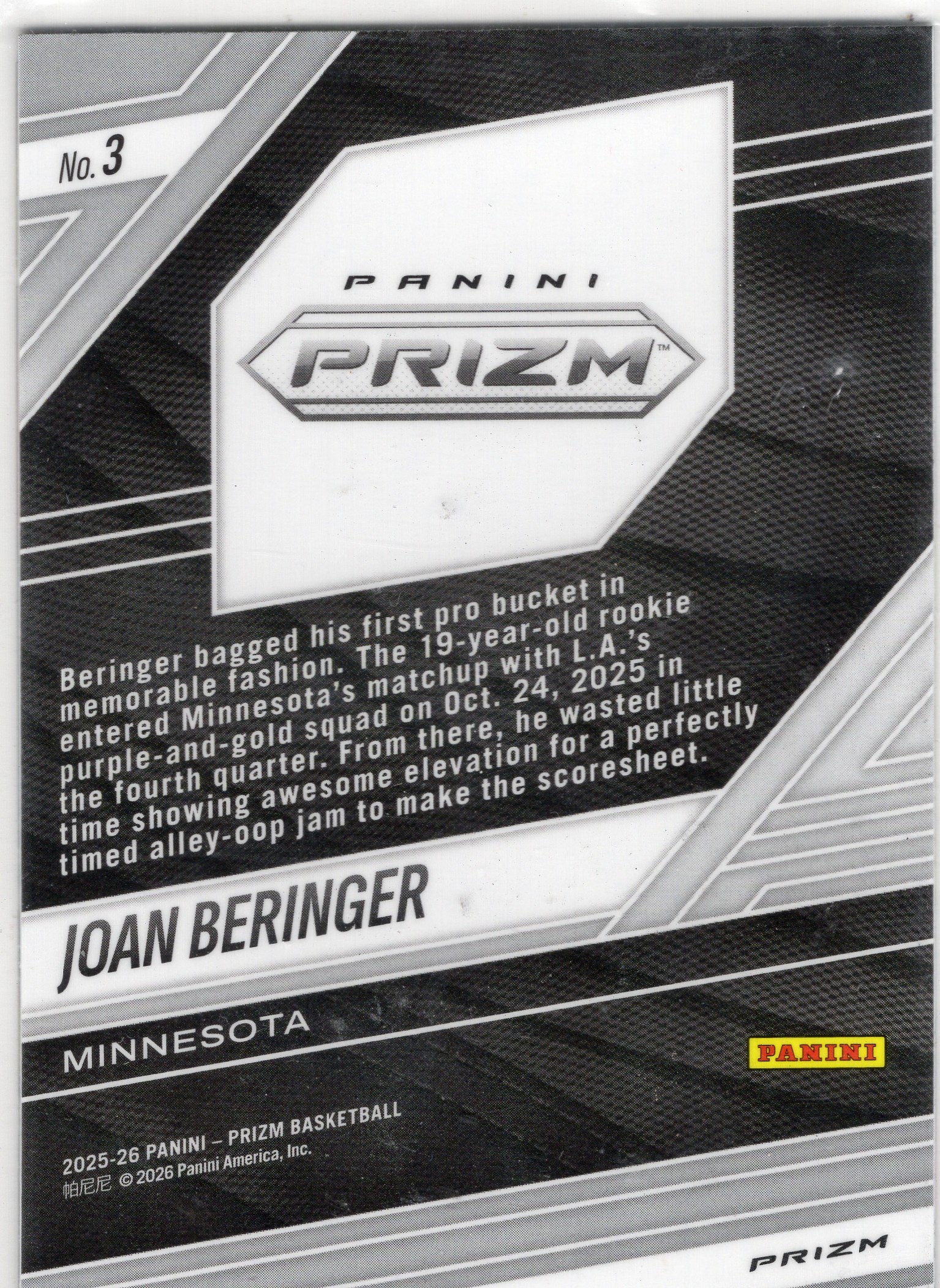 Joan Beringer — Back