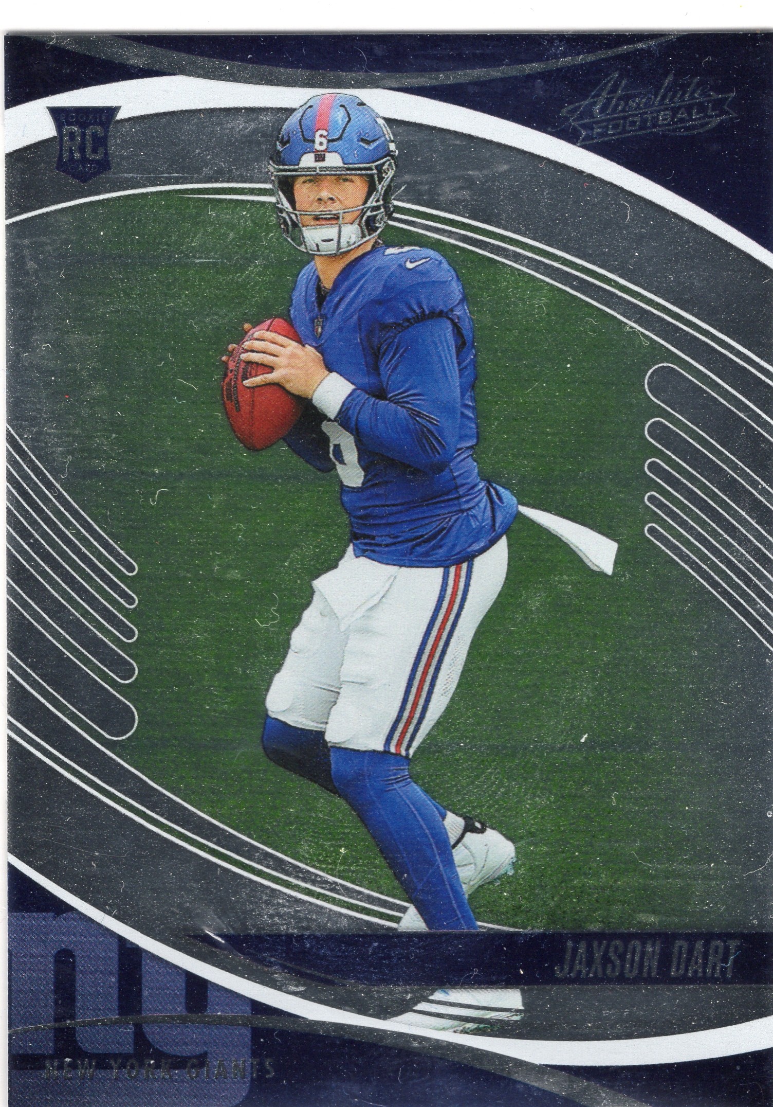2025 Jaxson Dart Panini Absolute Football #137 Unconfirmed — front scan