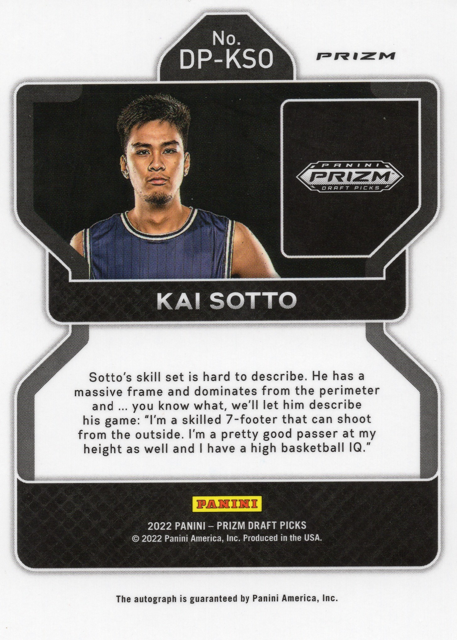 Kai Sotto — Back