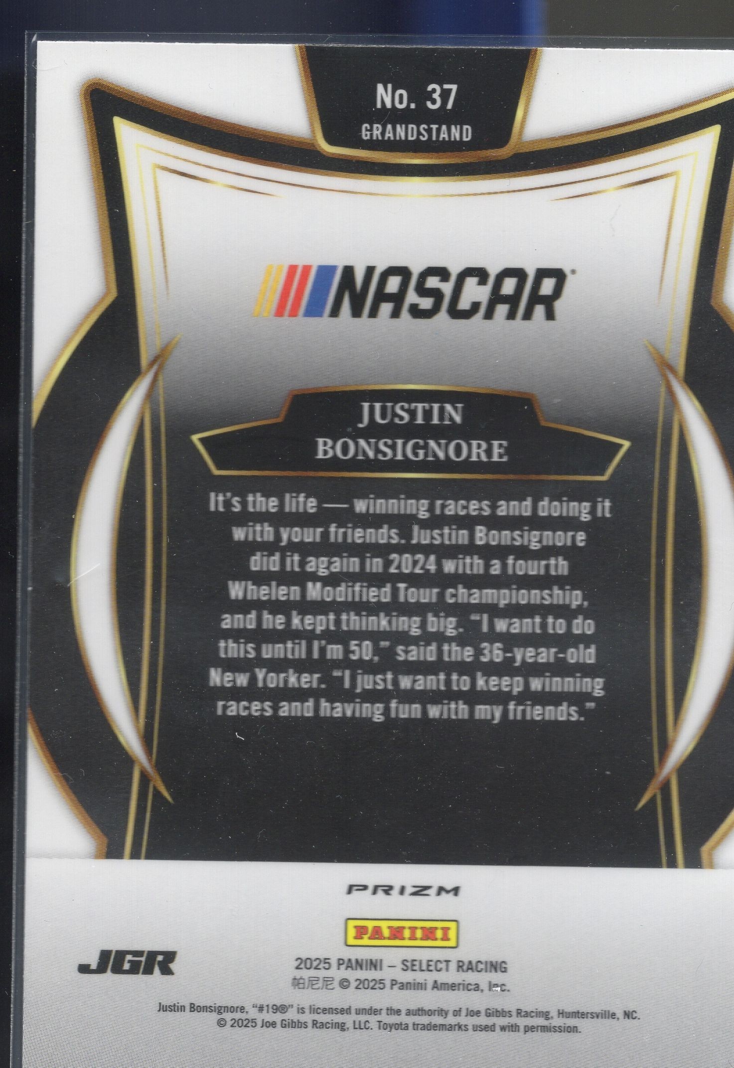 Justin Bonsignore — Back crop from group scan