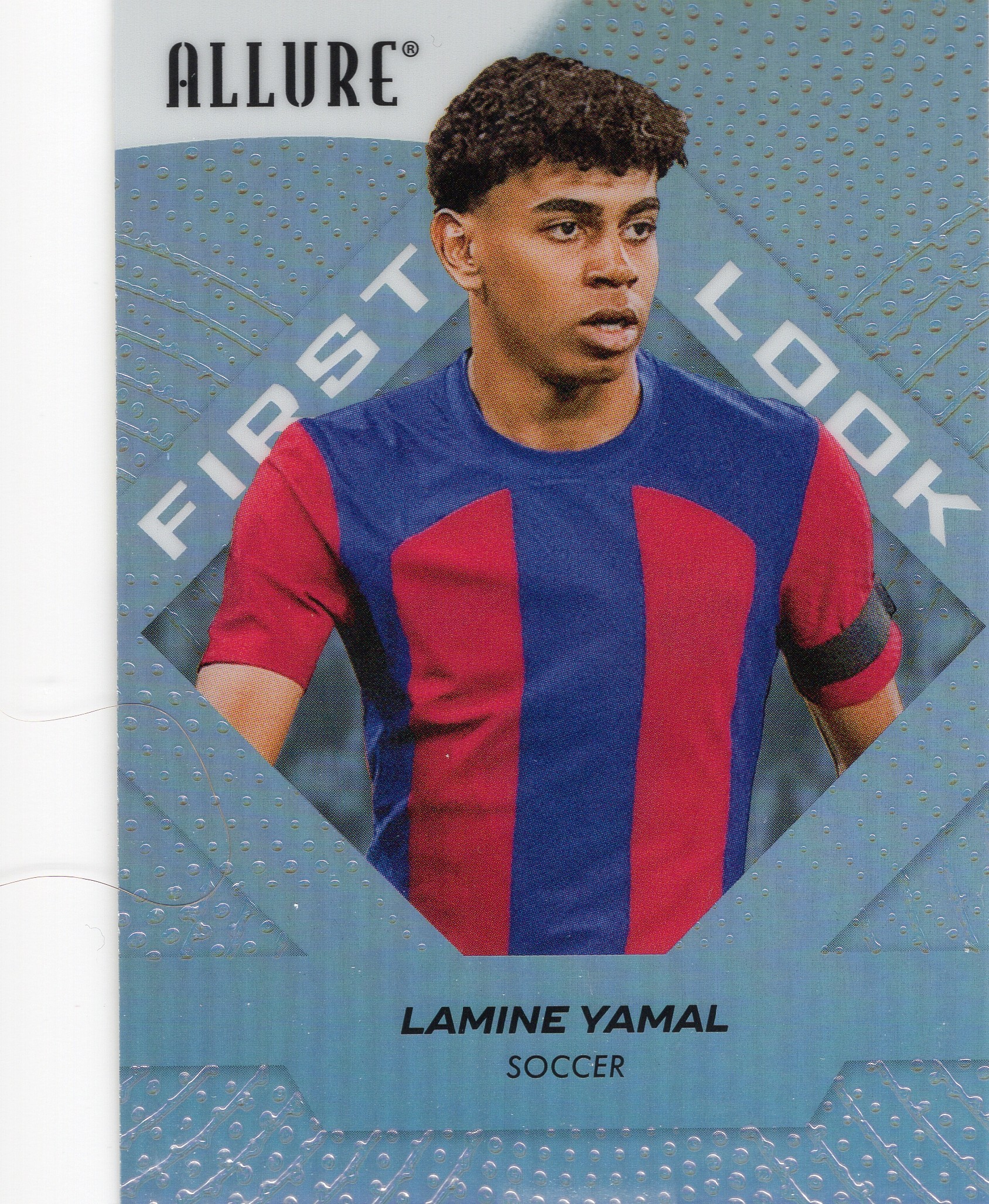 2025 Lamine Yamal Upper Deck Allure SE - First Look #101 Parallel unconfirmed — front scan
