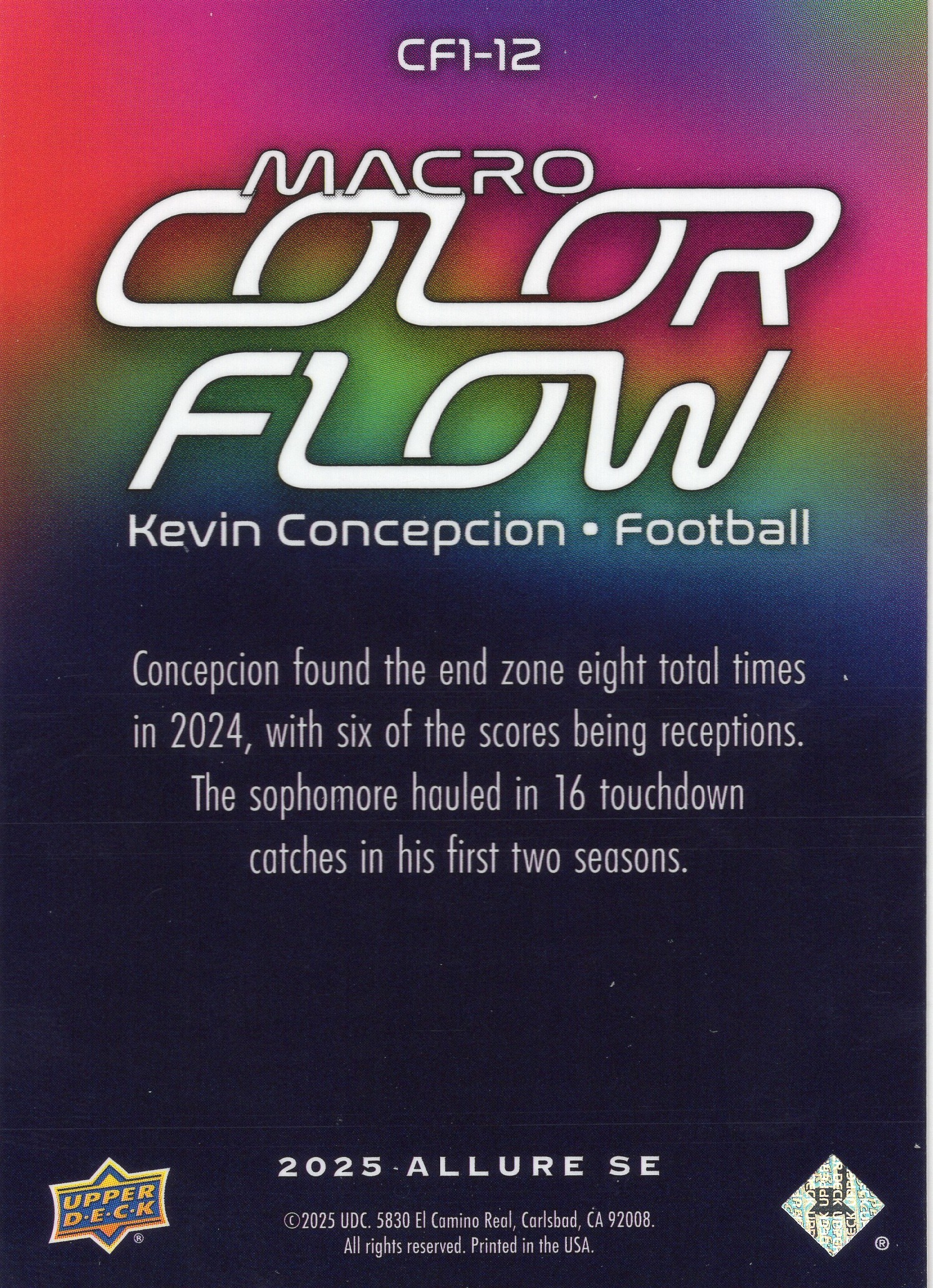 Kevin Concepcion — Back