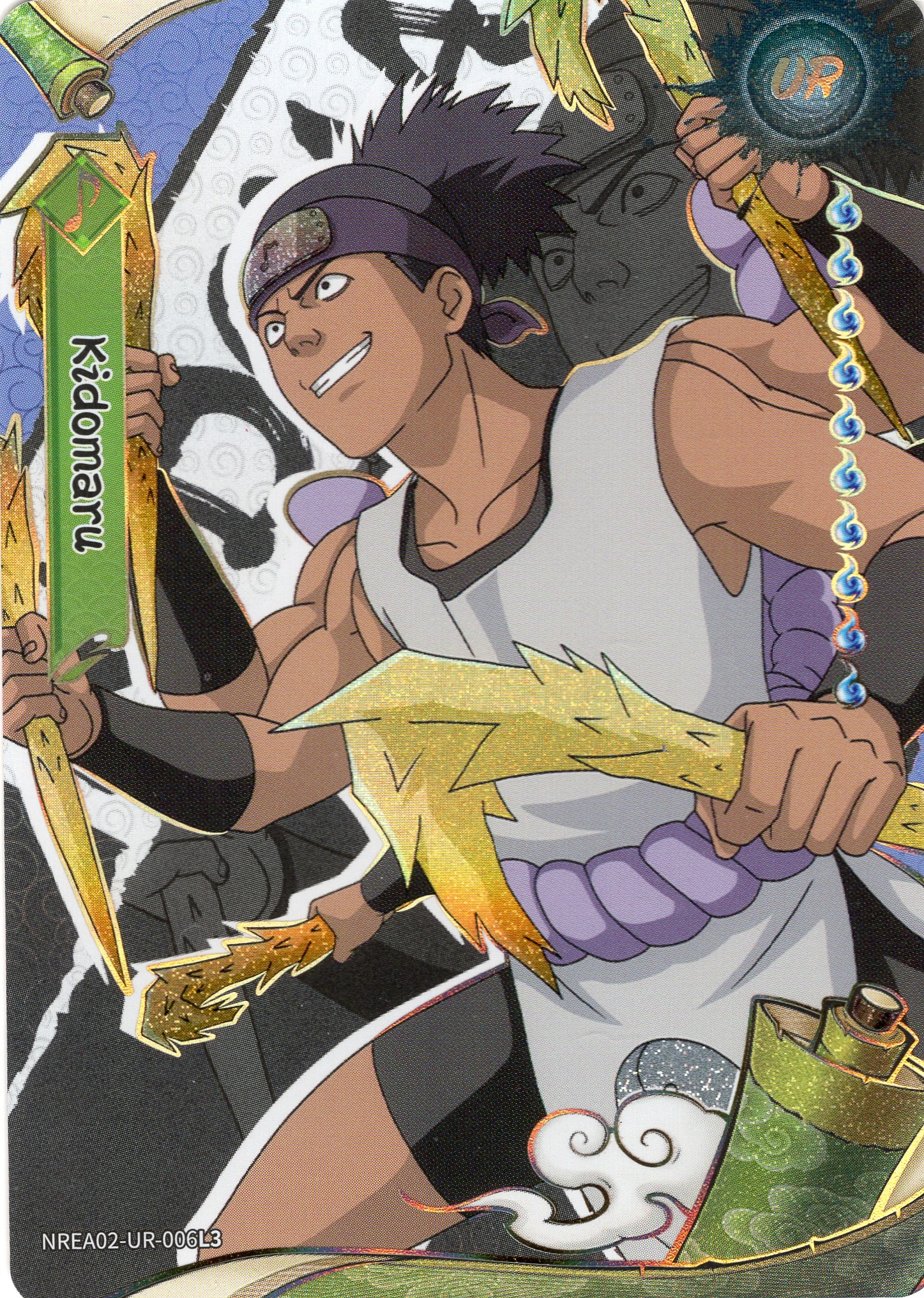 2026 Kidomaru Kayou Naruto Smriti Earth Scroll Series 2 #NREA02-UR-006L3 UR printed — front scan