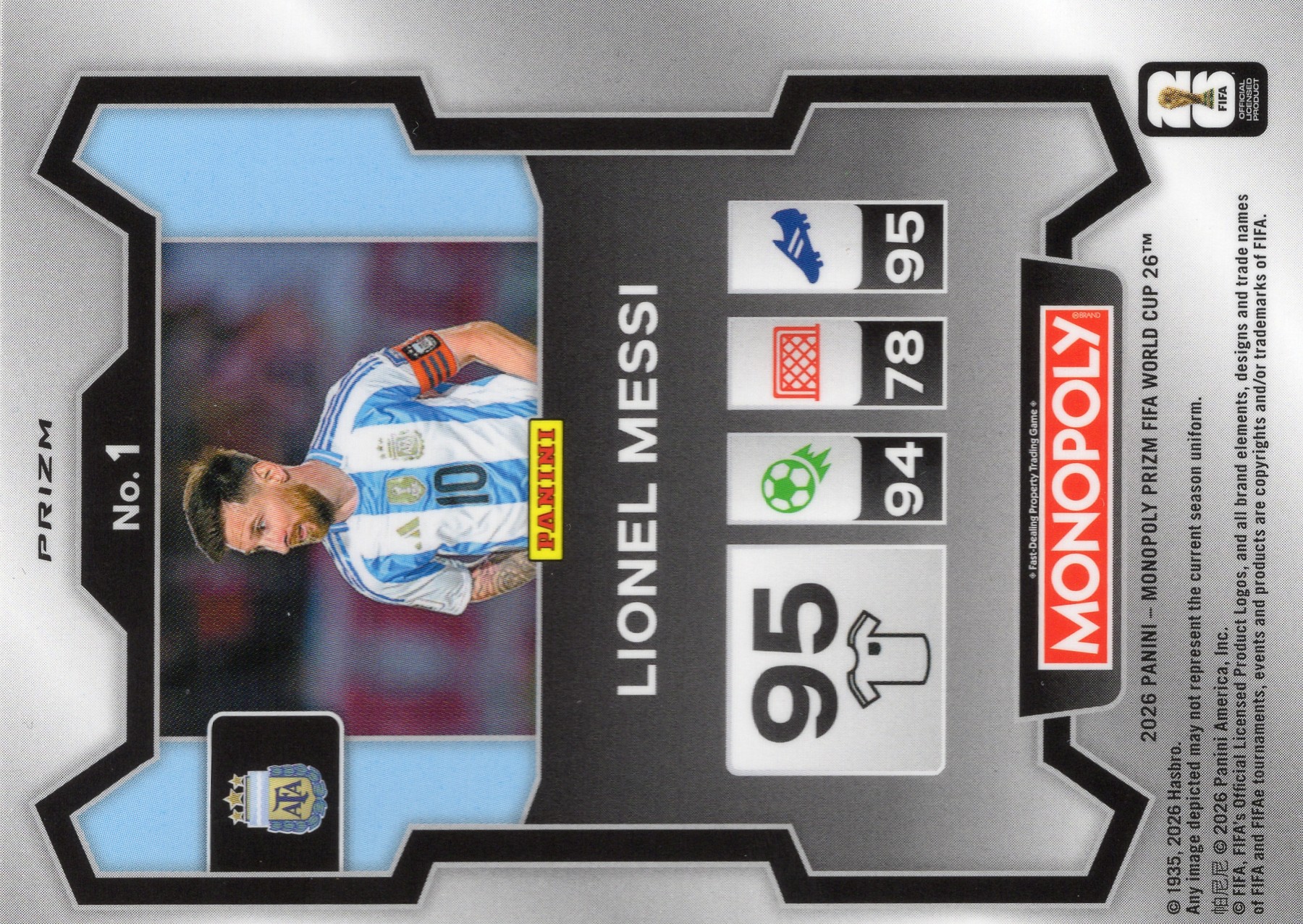 Lionel Messi — Back