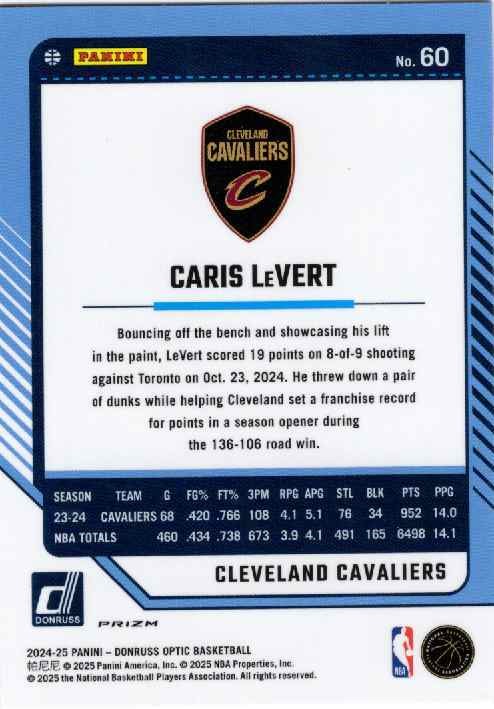 Caris LeVert — Back