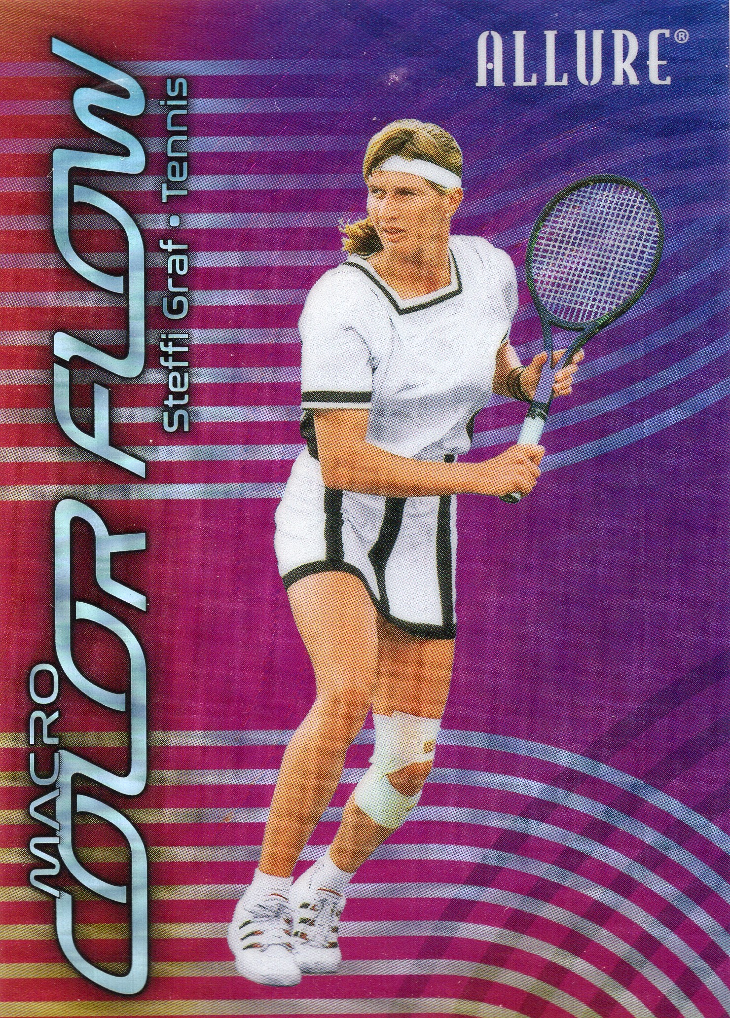 2025 Steffi Graf Upper Deck Allure SE - Macro Color Flow #CF4-6 Parallel unconfirmed — front scan