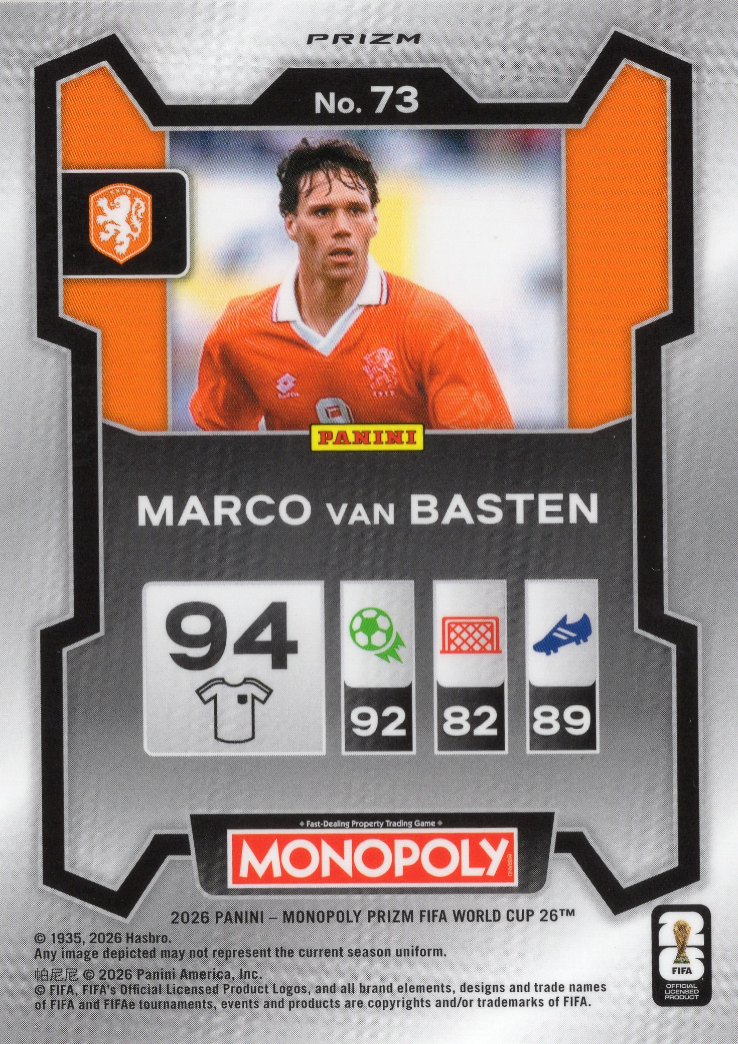 Marco van Basten — Back