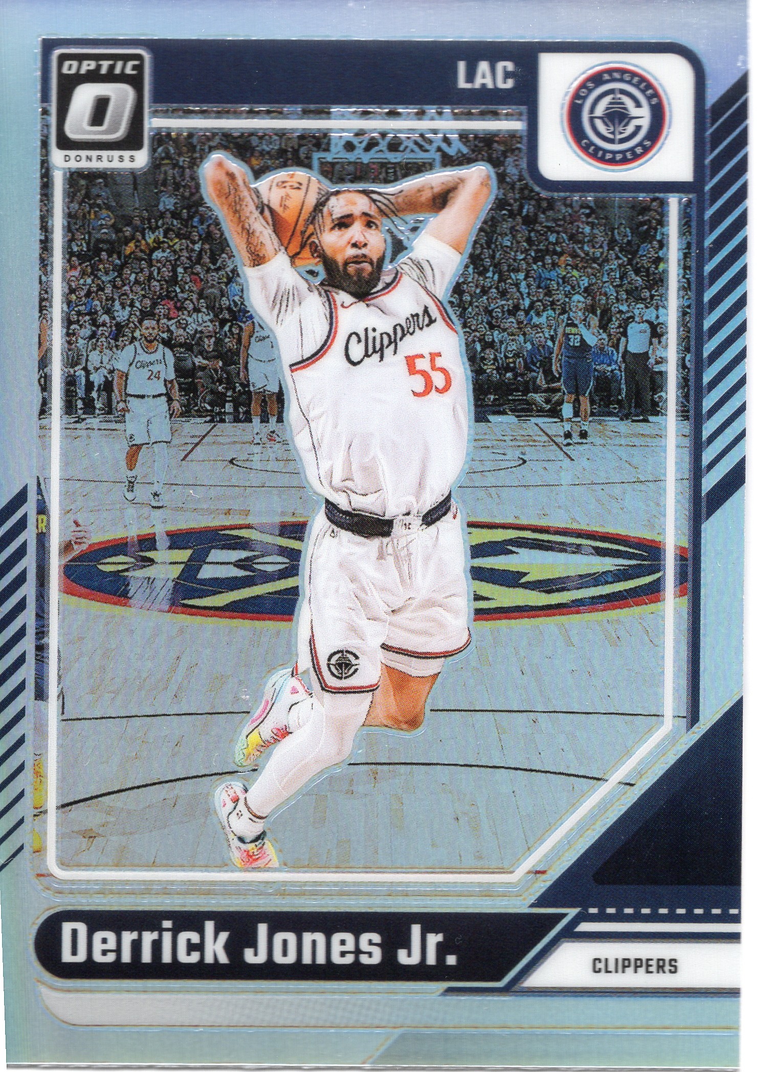 2024-25 Derrick Jones Jr. Donruss Optic #71 Parallel unconfirmed — front scan