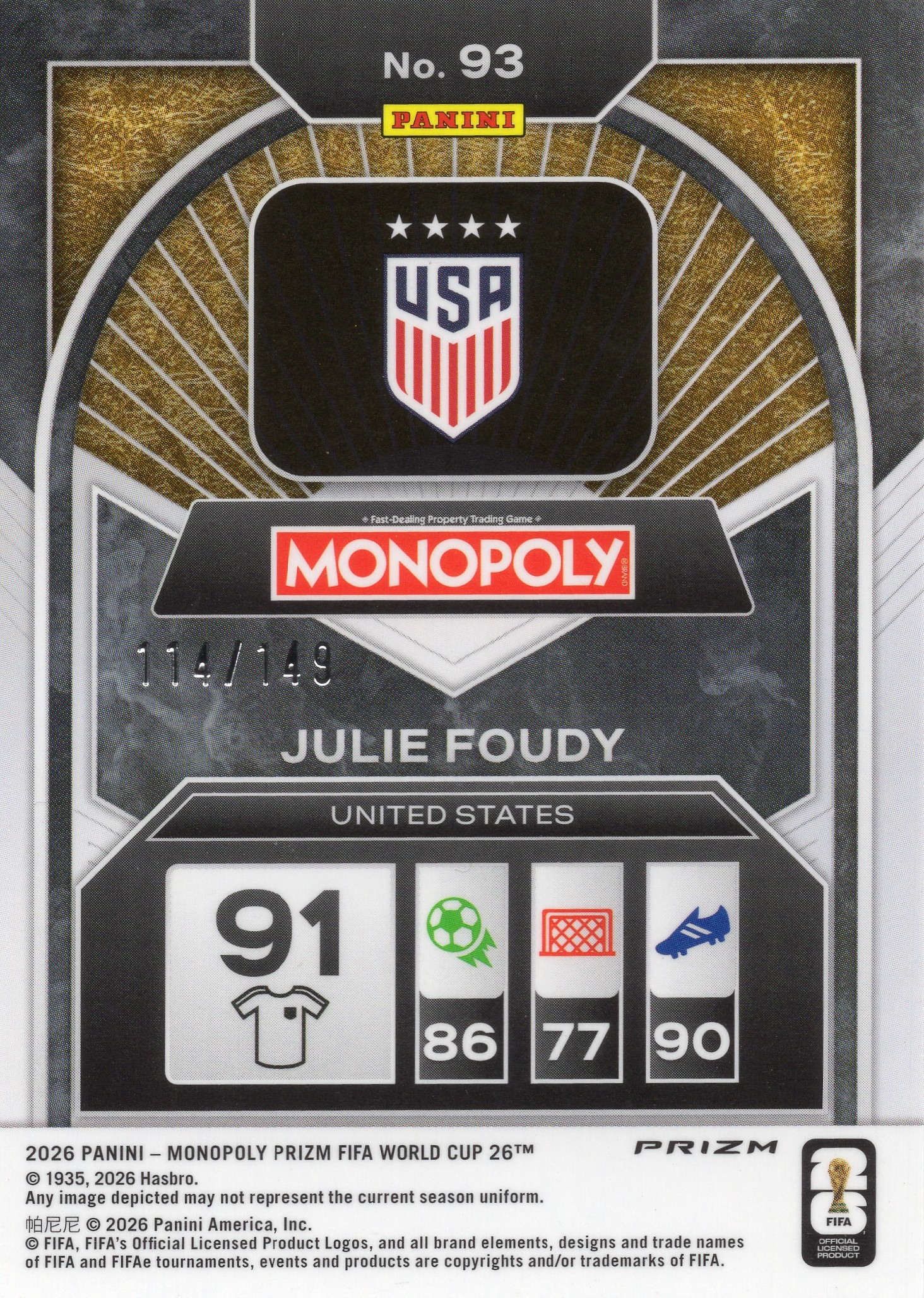 Julie Foudy — Back