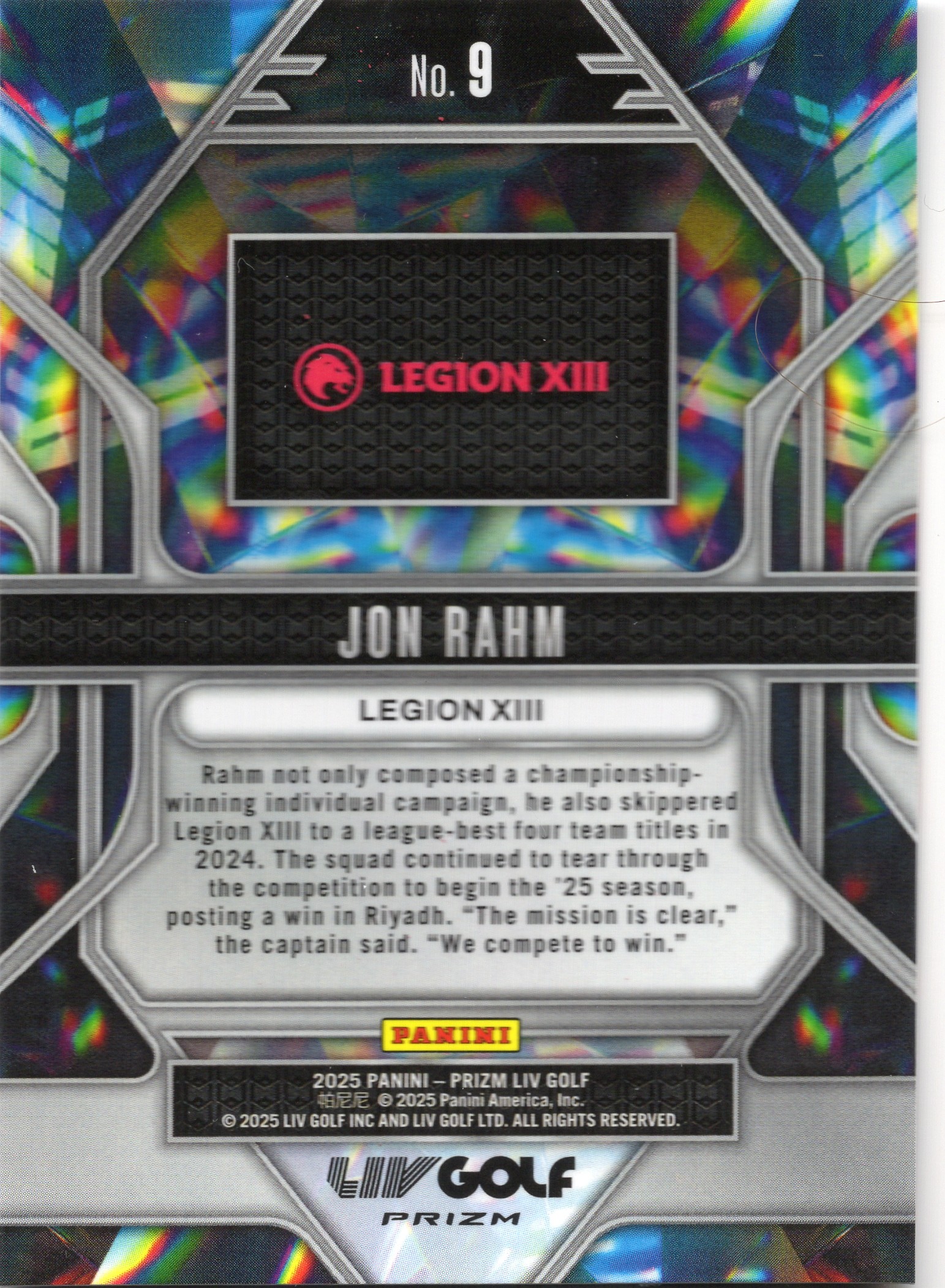 Jon Rahm — Back