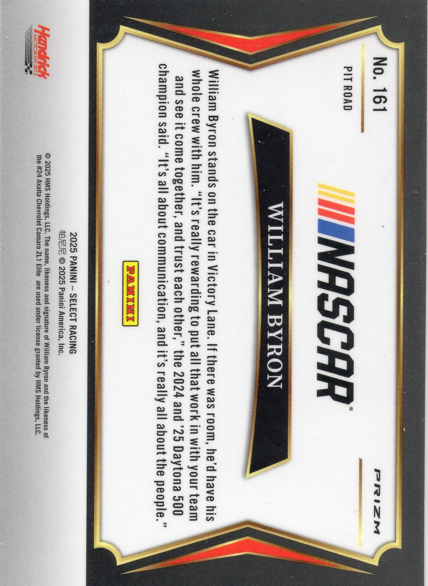 William Byron — Back