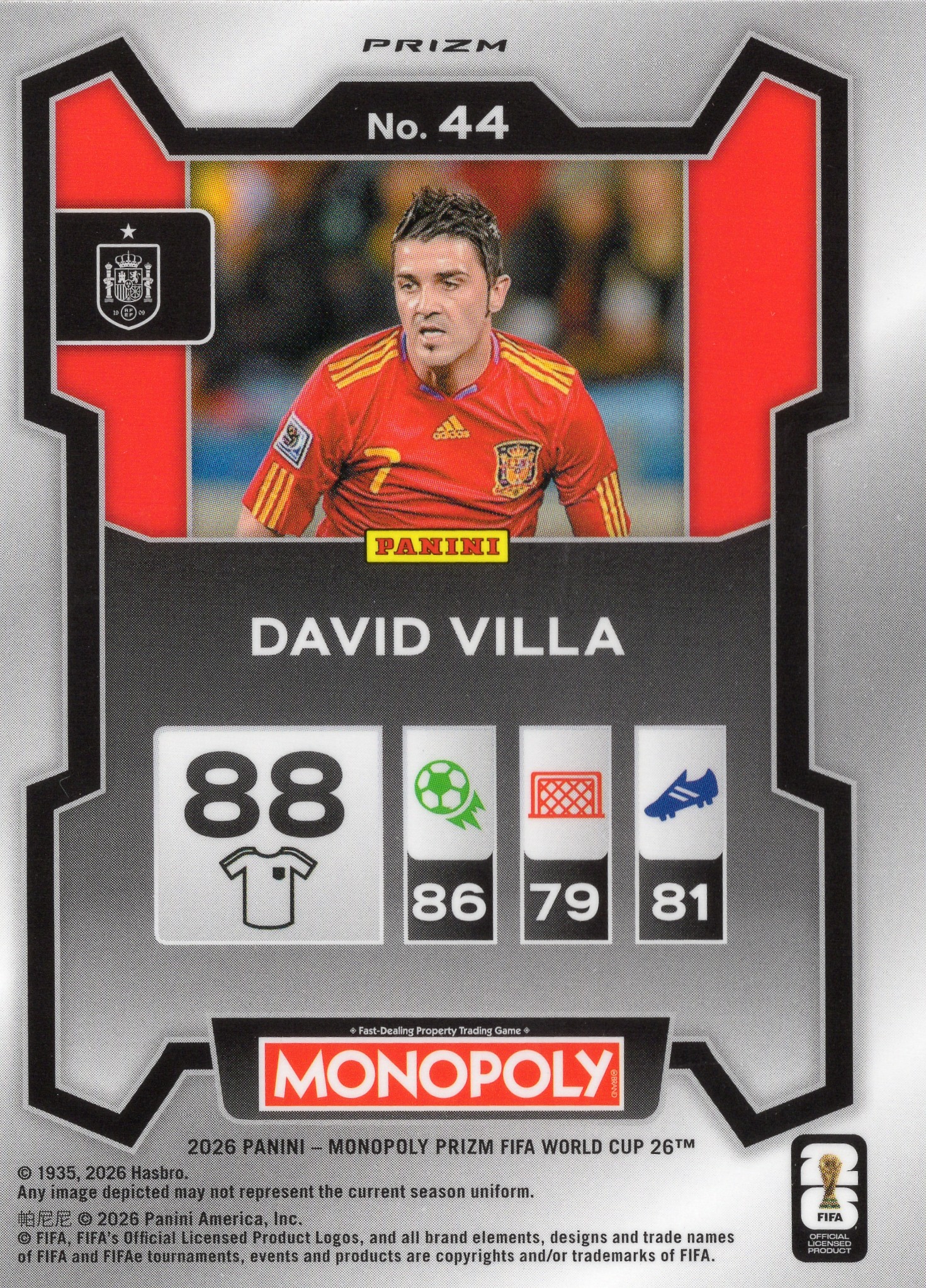 David Villa — Back