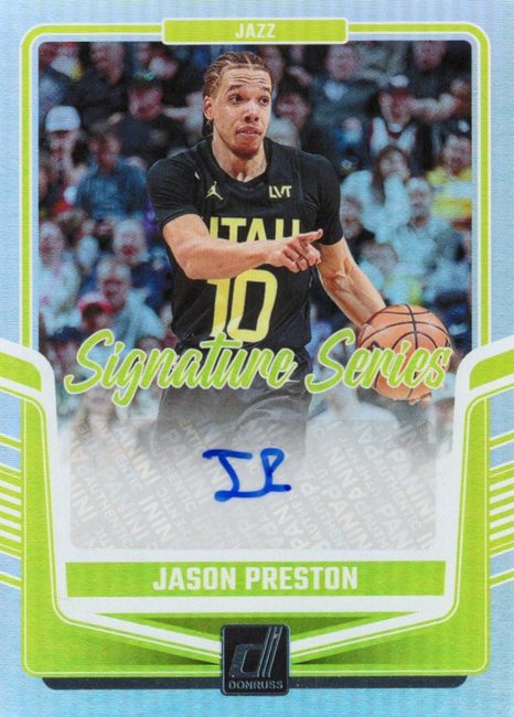 Jason Preston card front