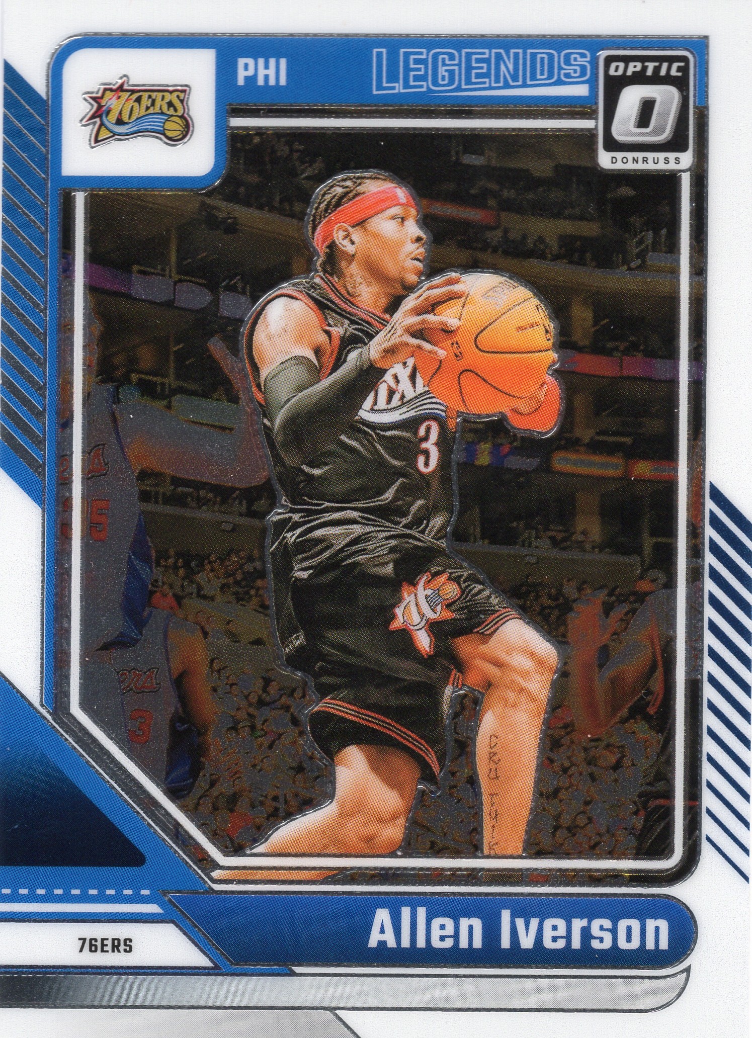 2024-25 Allen Iverson Donruss Optic #237 Parallel unconfirmed — front scan