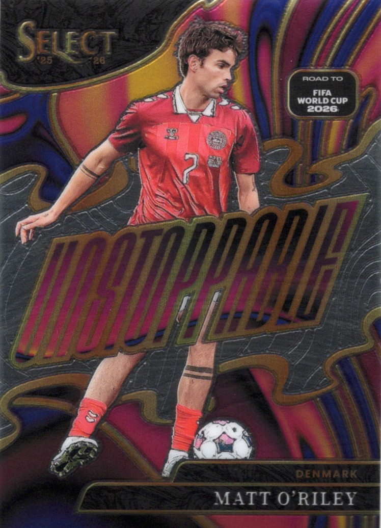 2025-26 Matt O'Riley Panini Select Road to FIFA World Cup 2026 Soccer - Unstoppable #7 Parallel unconfirmed — front scan