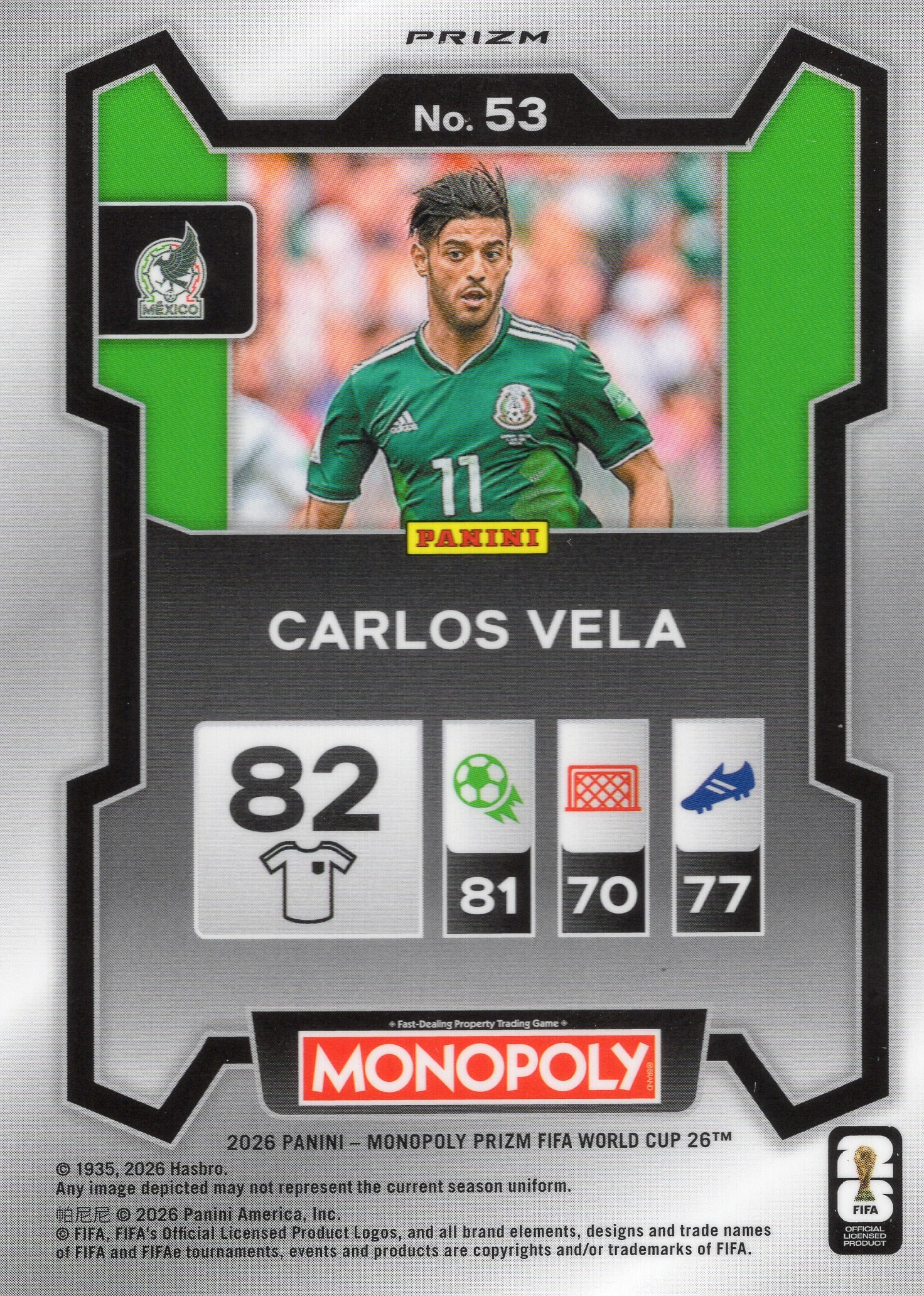Carlos Vela — Back
