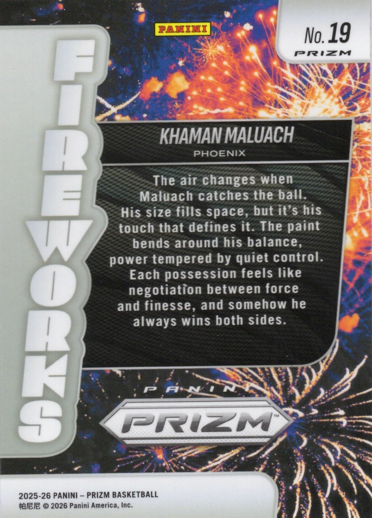 Khaman Maluach — Back