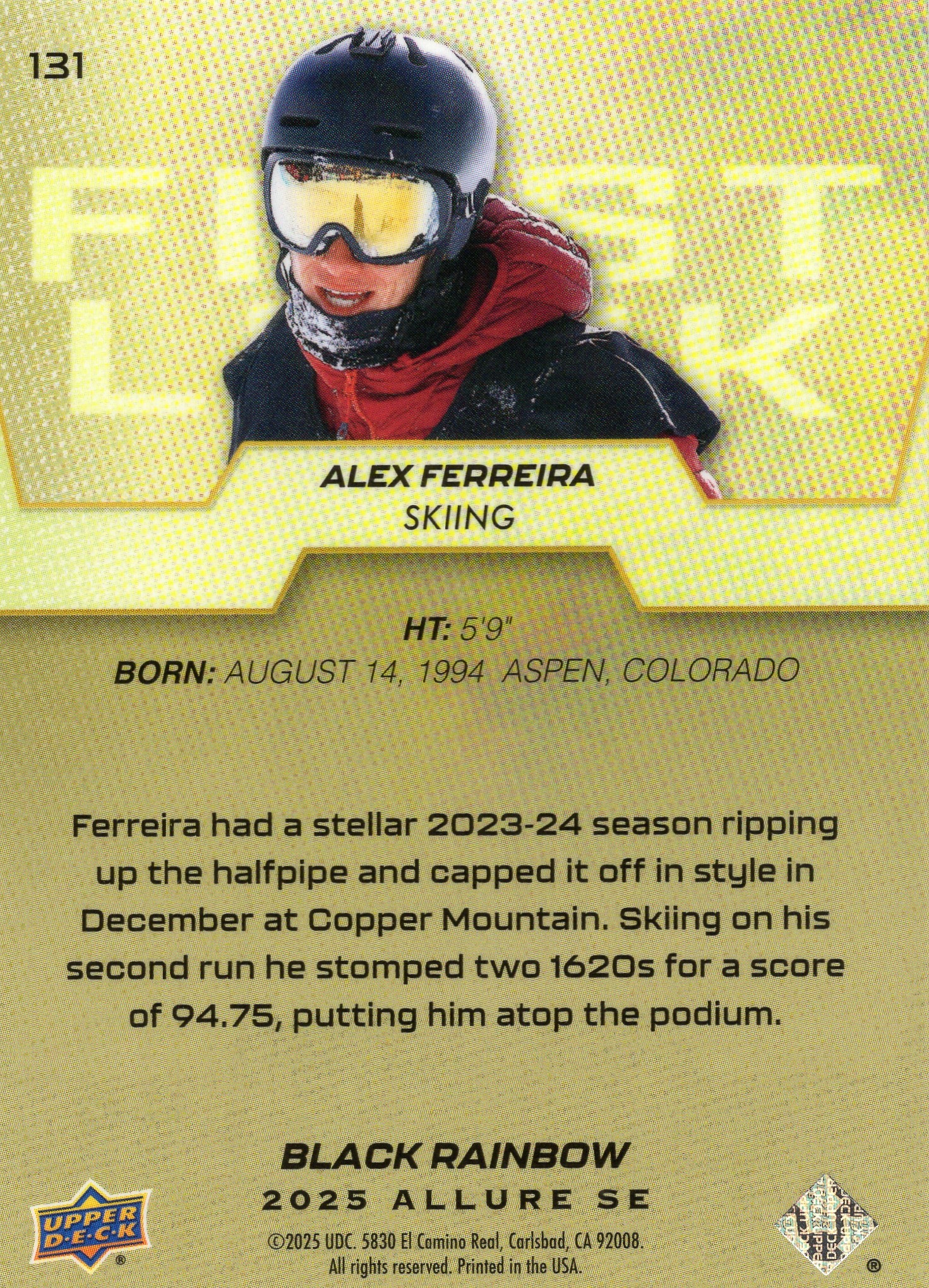 Alex Ferreira — Back