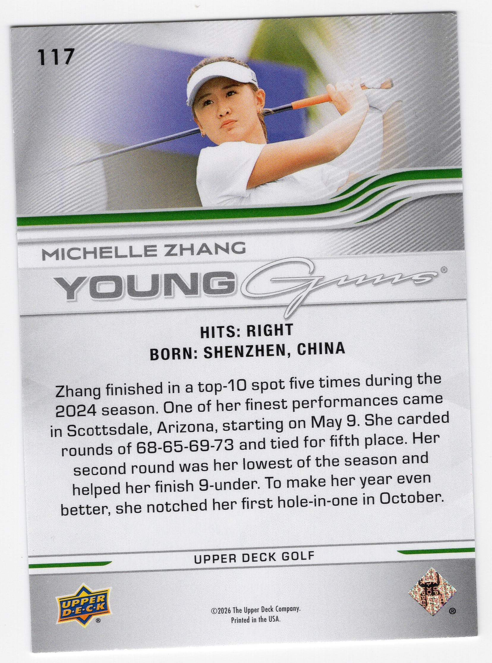 Michelle Zhang — Back