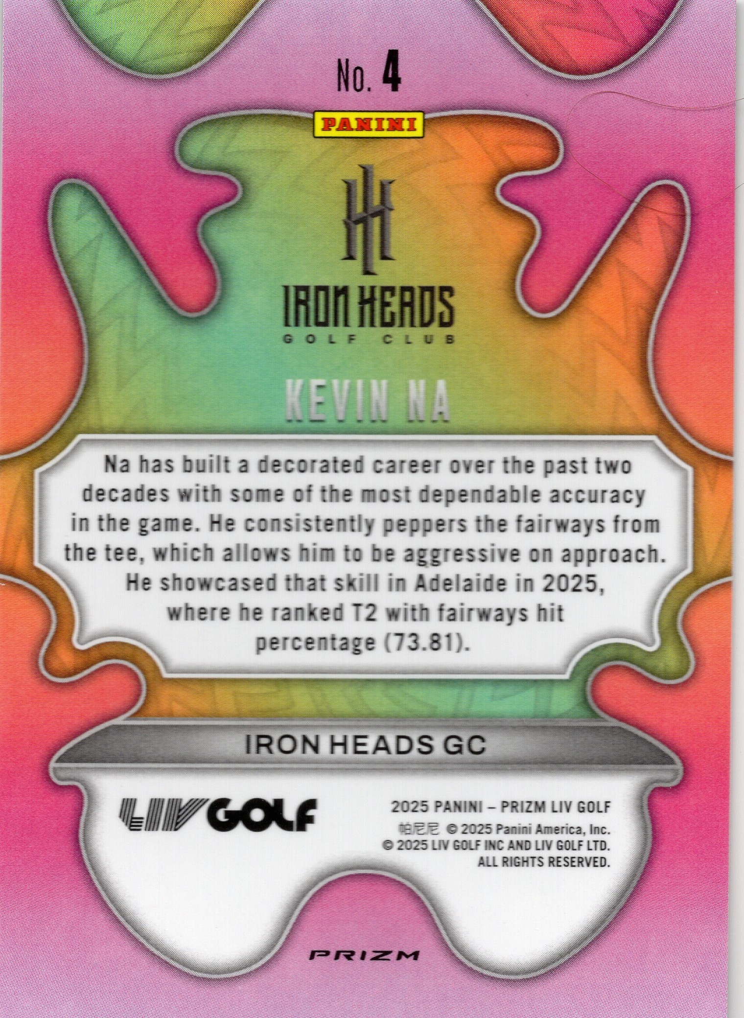 Kevin Na — Back