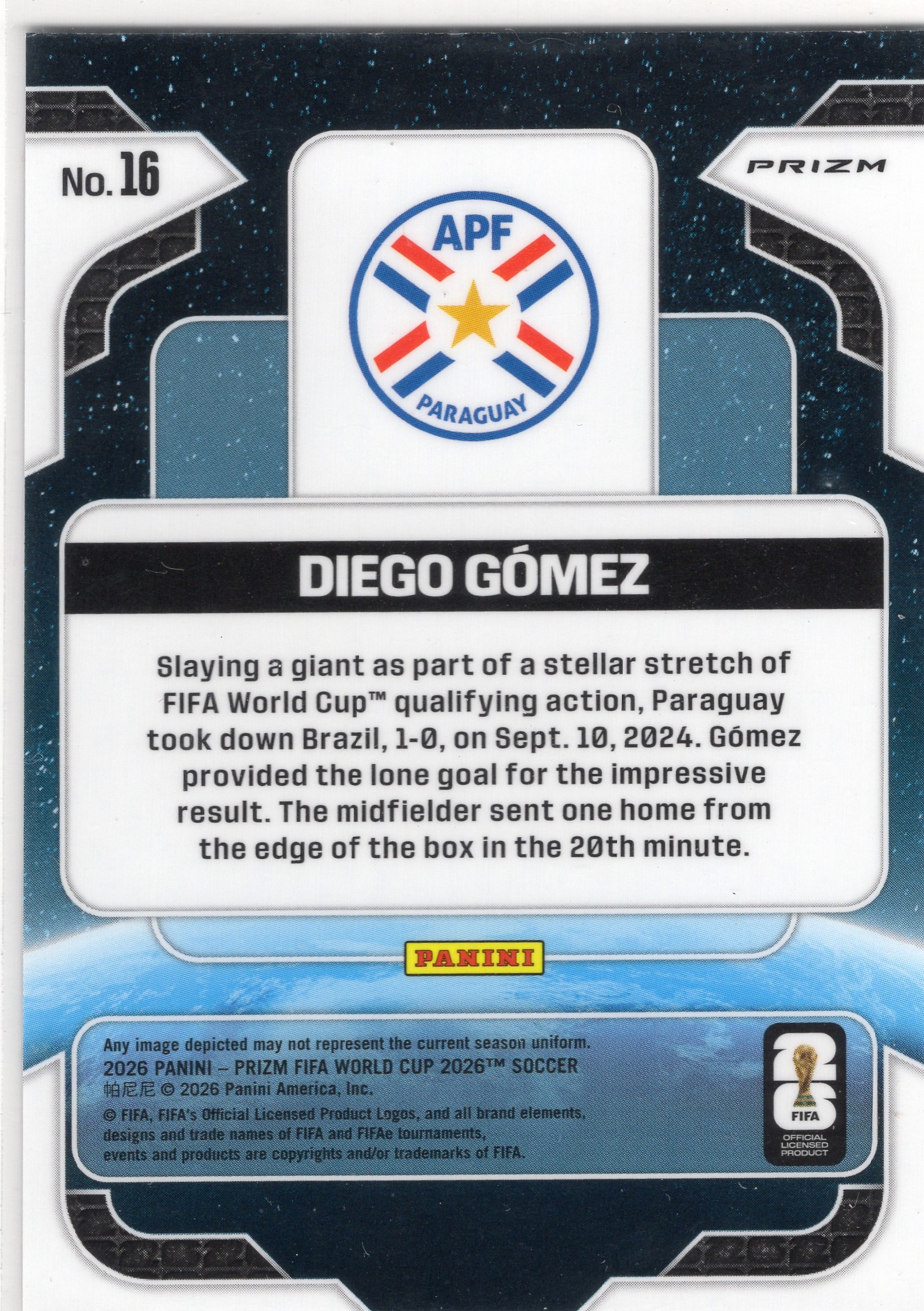 Diego Gómez — Back