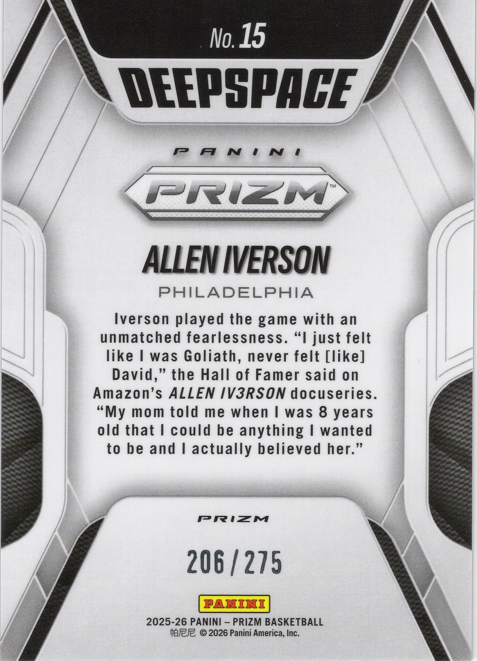 Allen Iverson — Back
