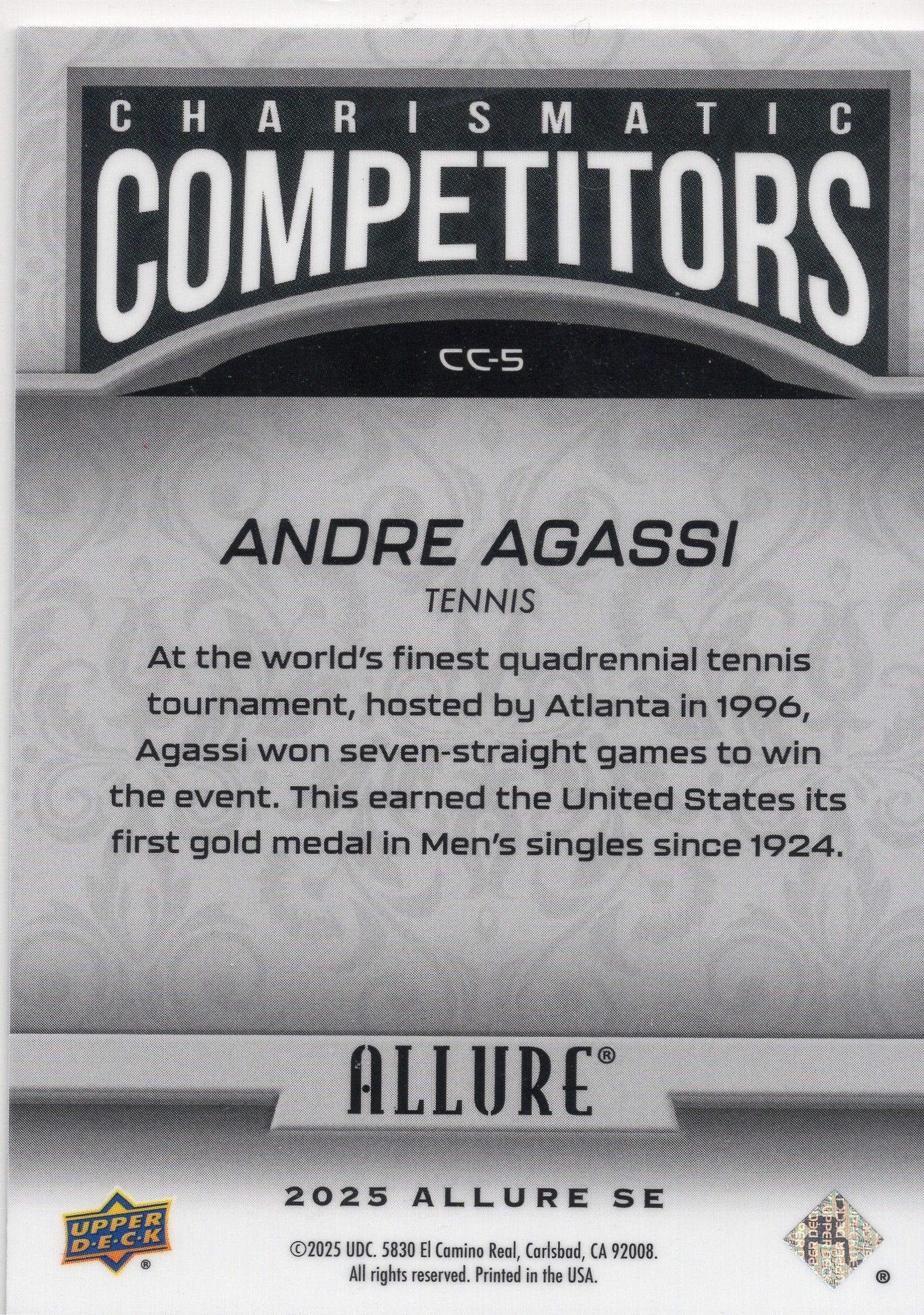 Andre Agassi — Back candidate 2 — pairing unconfirmed