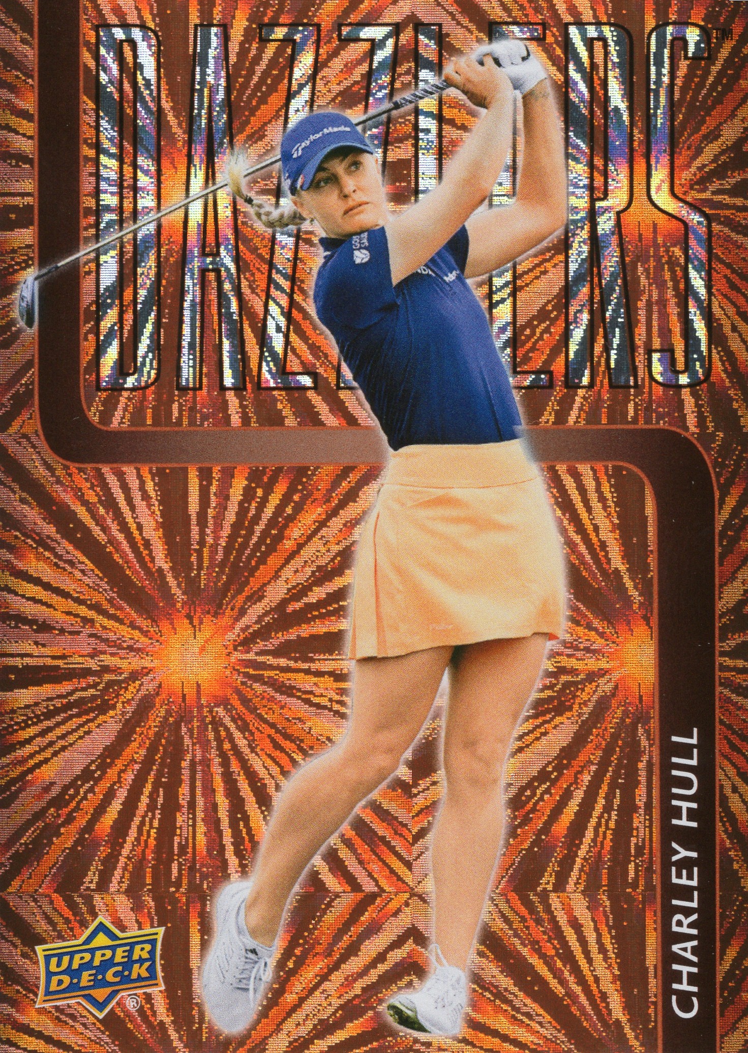 2026 Charley Hull Upper Deck Golf - Dazzlers #DZ-12 Orange — front scan