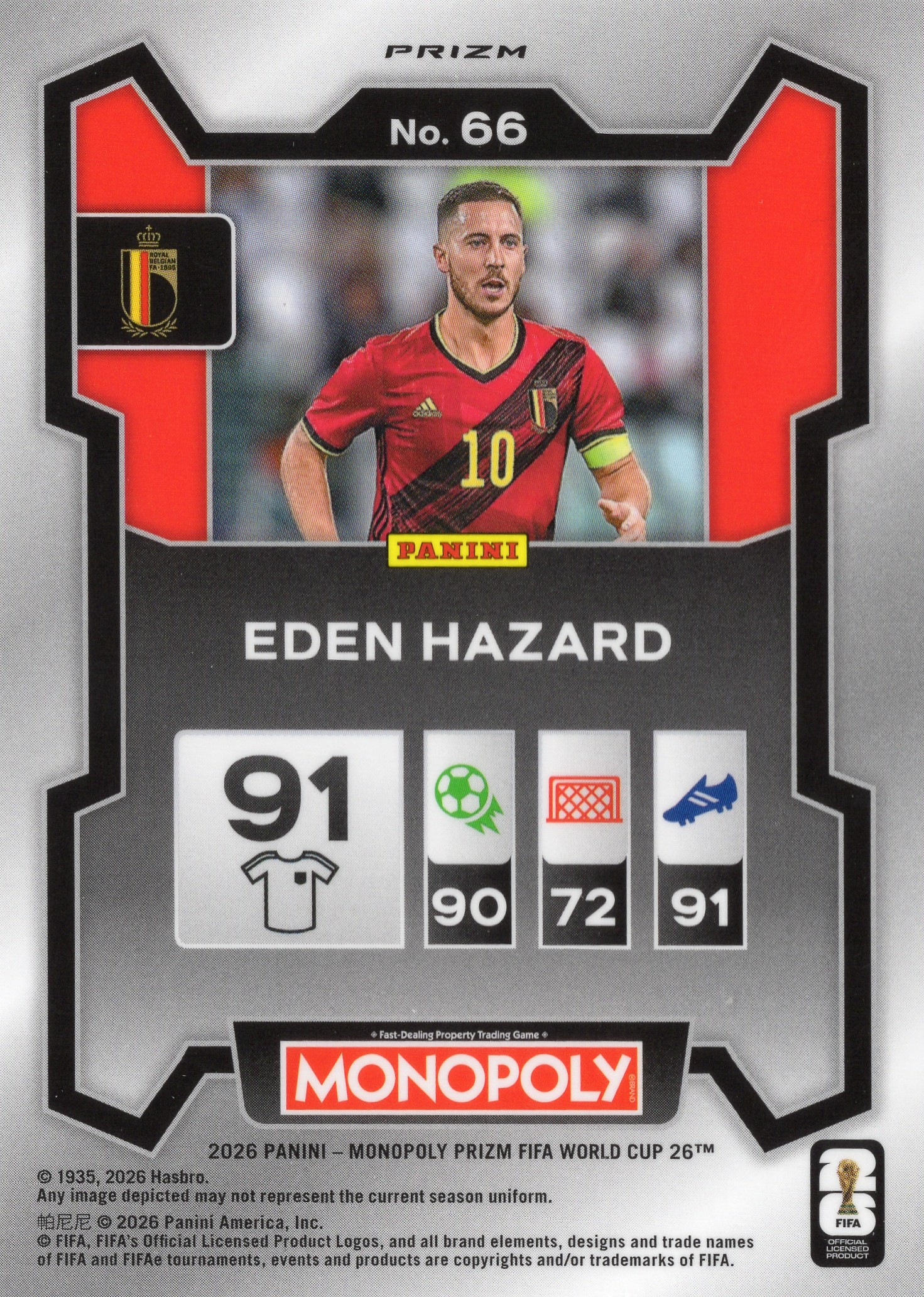 Eden Hazard — Back