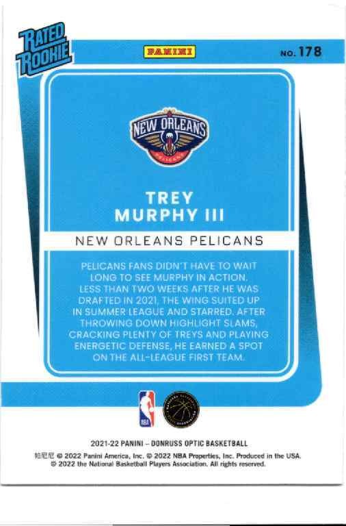 Trey Murphy III — Back