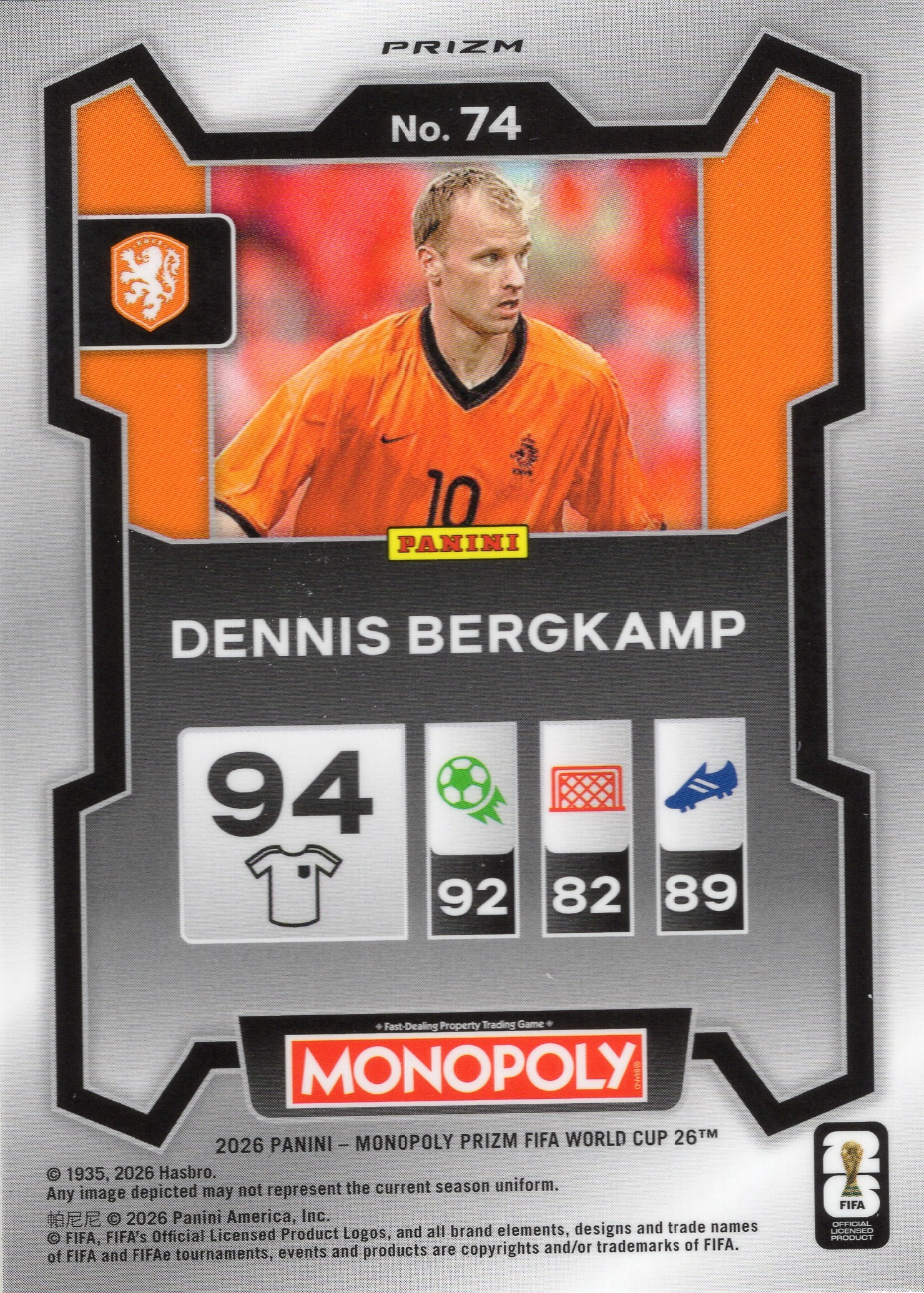 Dennis Bergkamp — Back