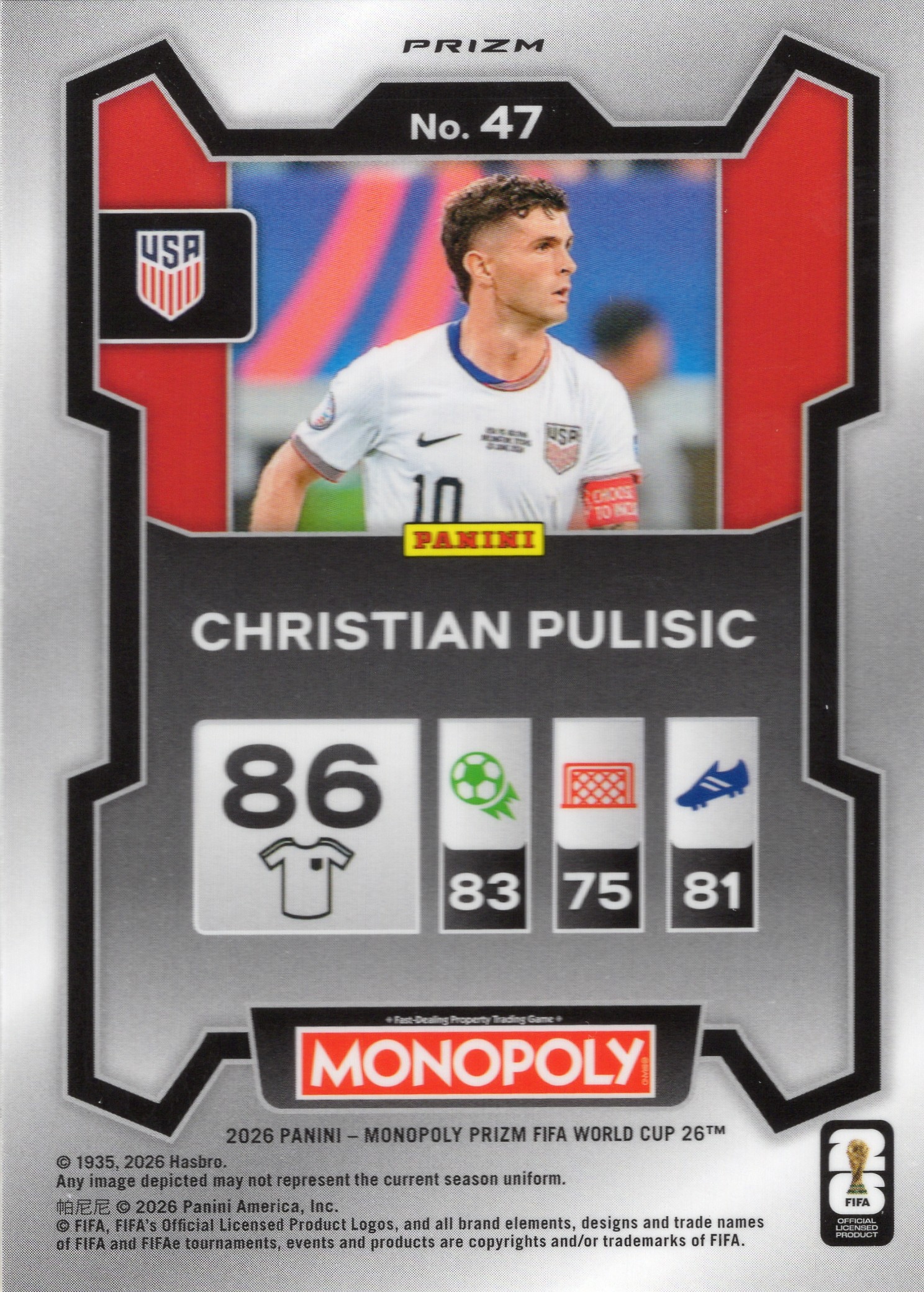Christian Pulisic — Back