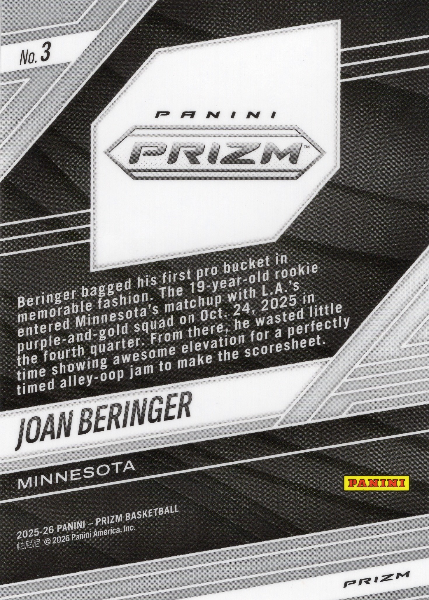 Joan Beringer — Back