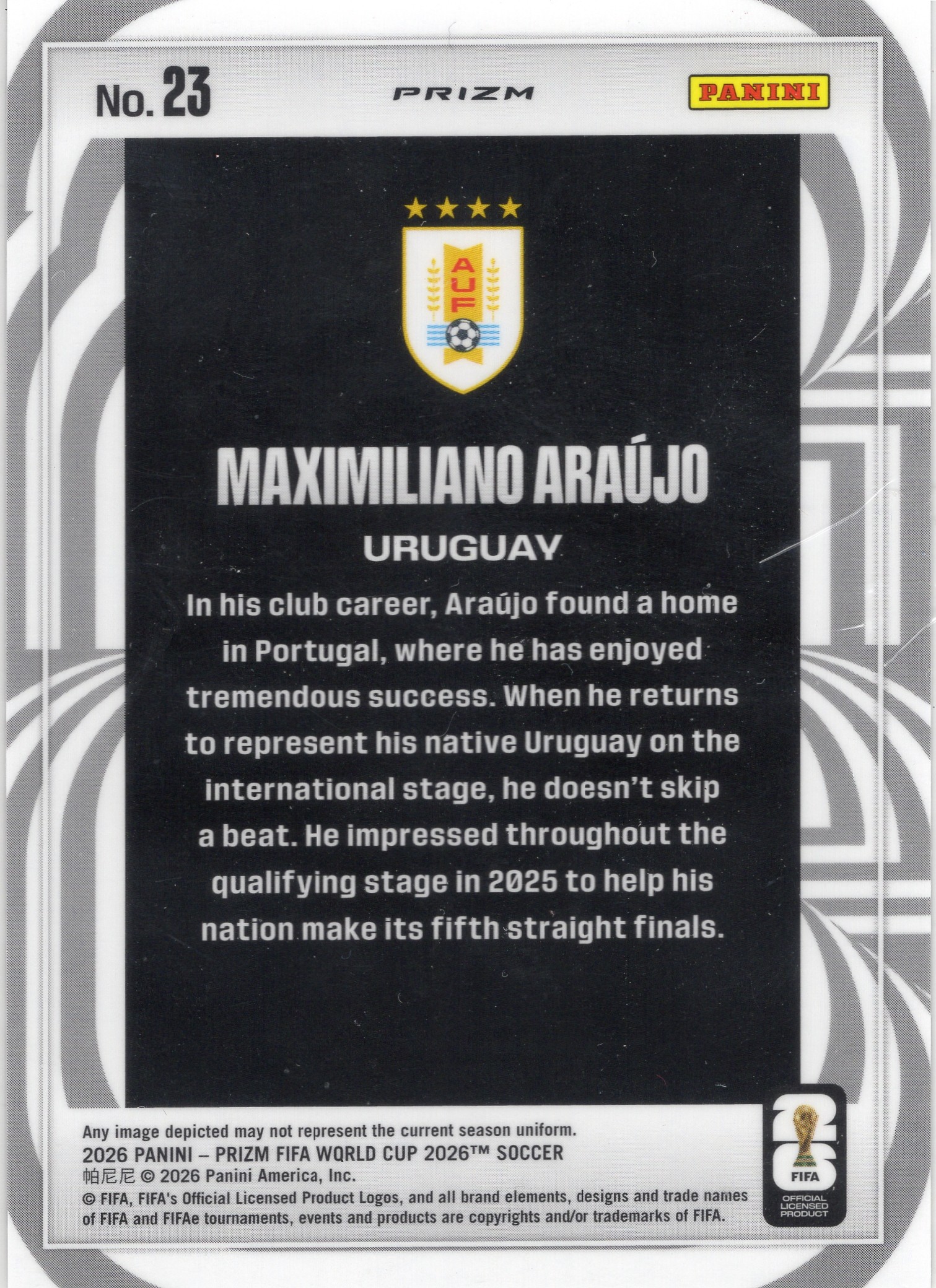 Maximiliano Araújo — Back