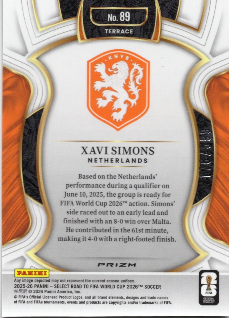 Xavi Simons — Back
