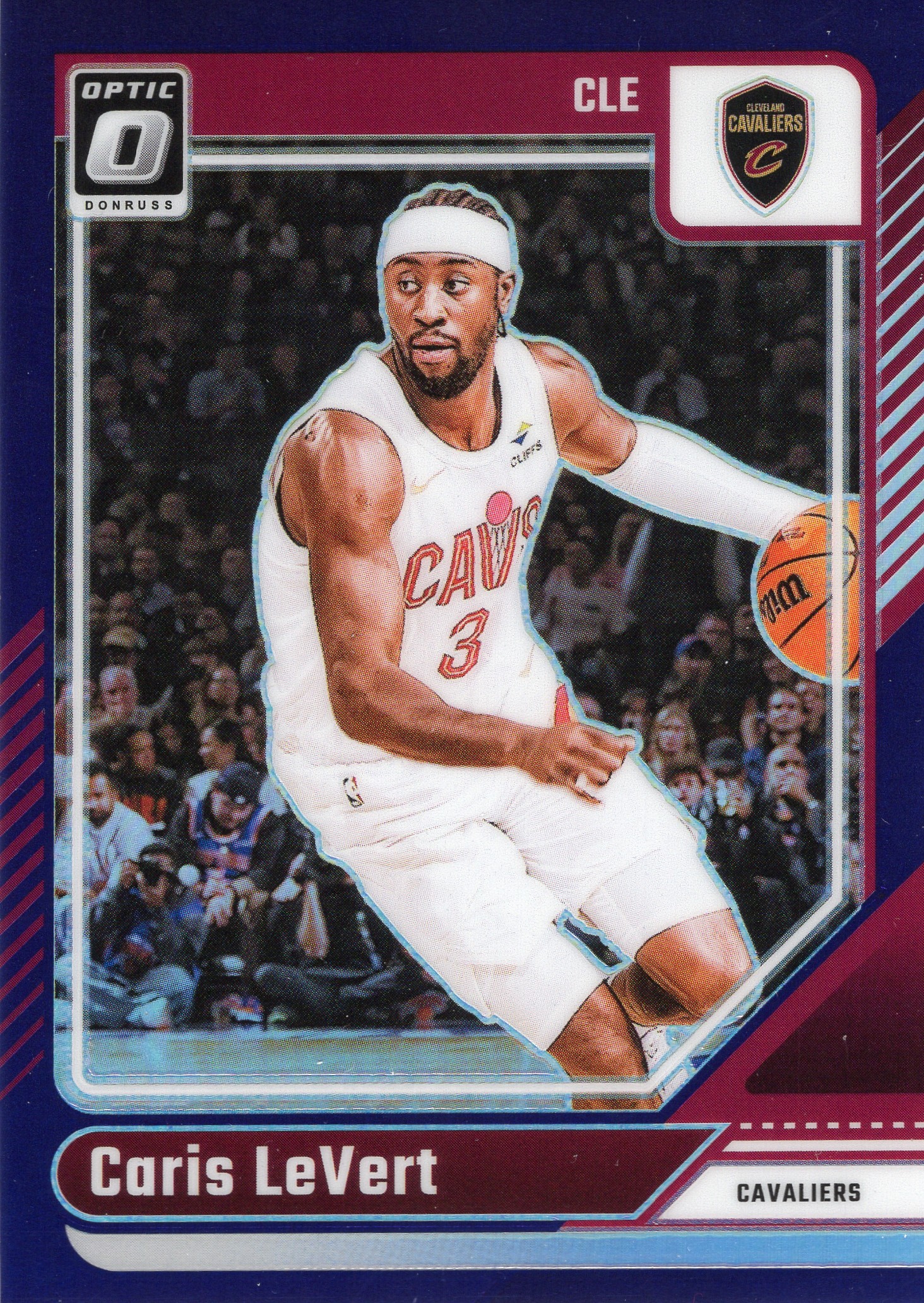 2024-25 Caris LeVert Panini Donruss Optic Basketball #60 Purple — front scan