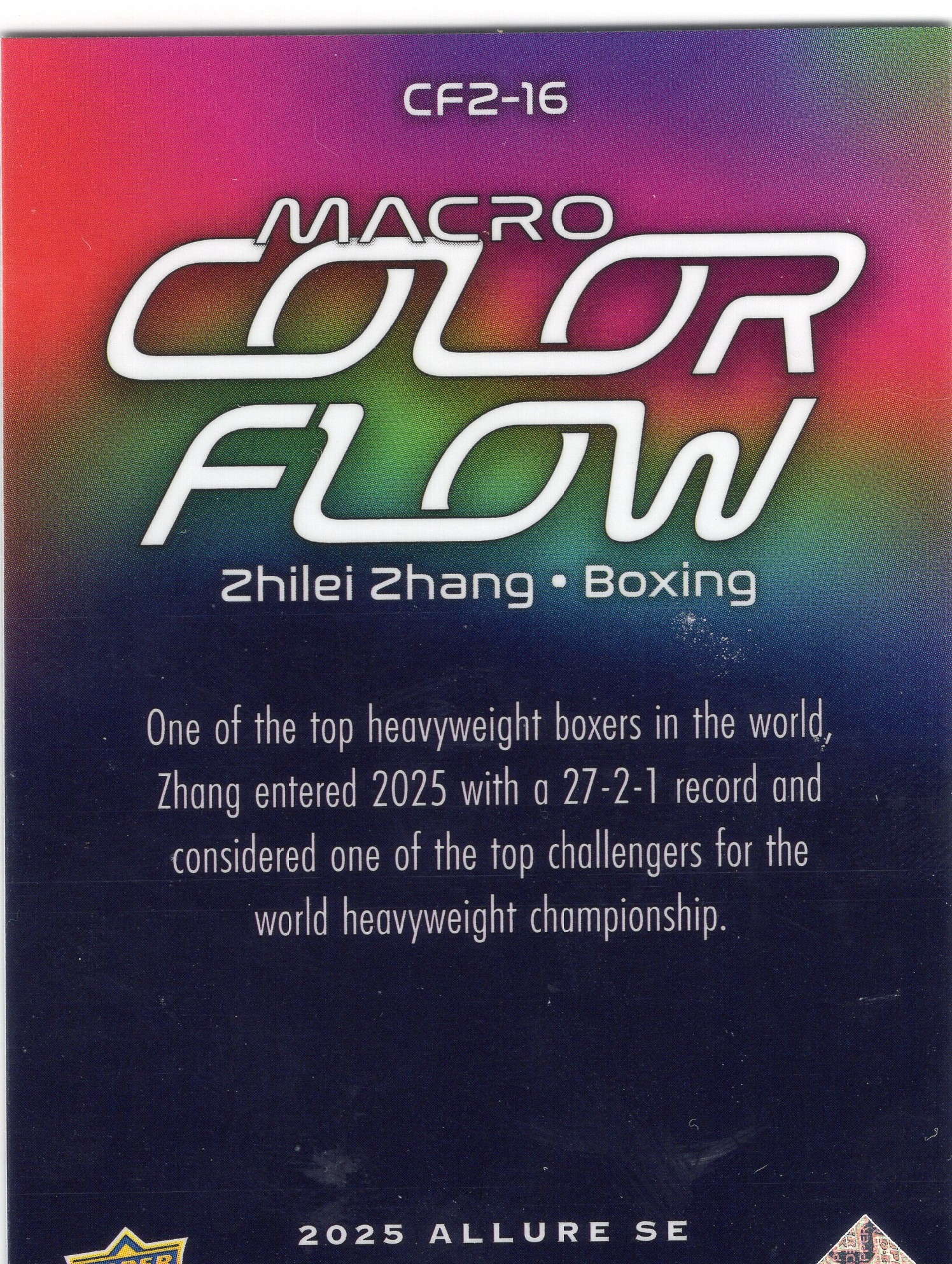 Zhilei Zhang — Back
