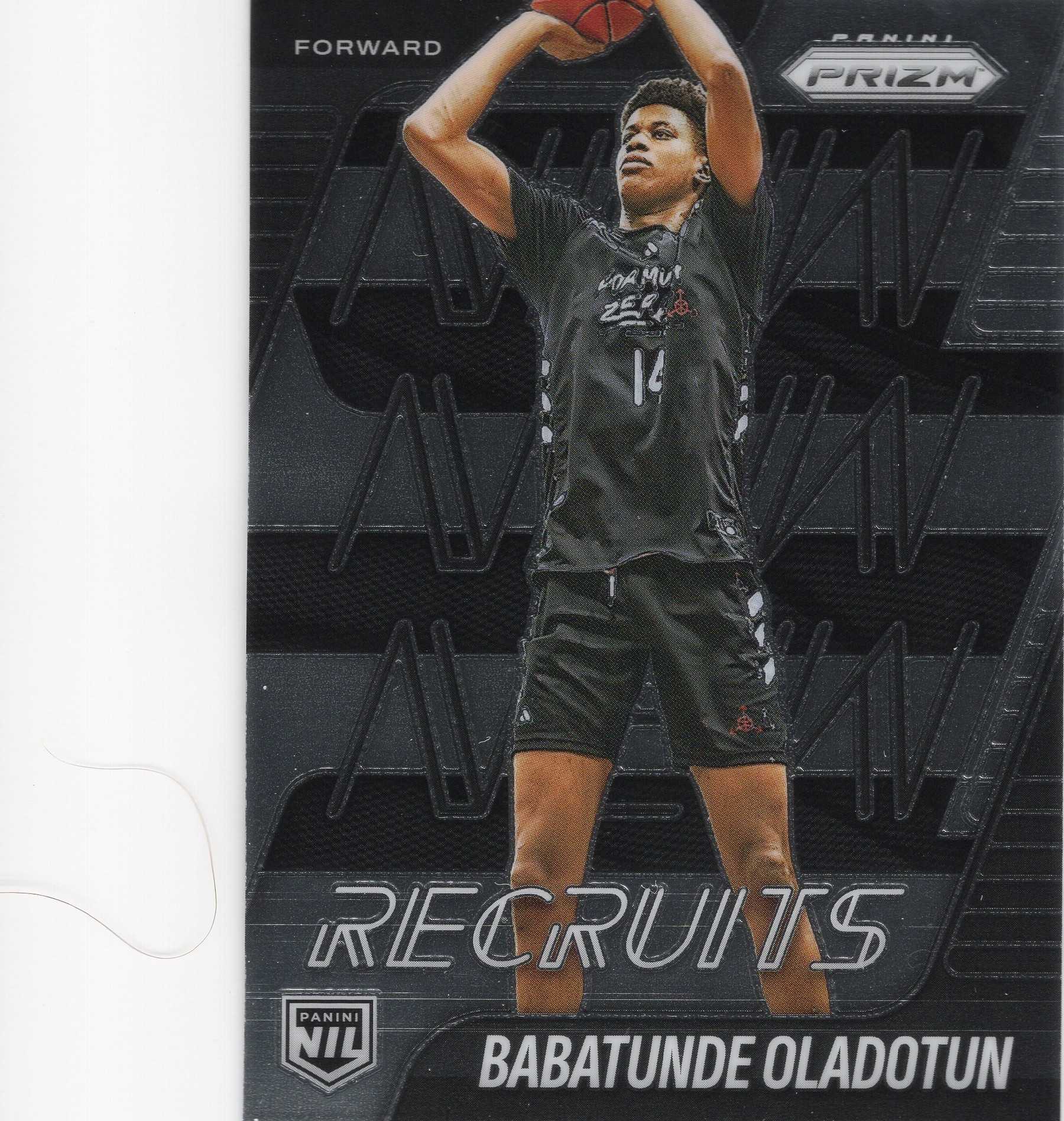 2025-26 Babatunde Oladotun Panini Prizm Basketball - New Recruits #14 Parallel unconfirmed — front scan