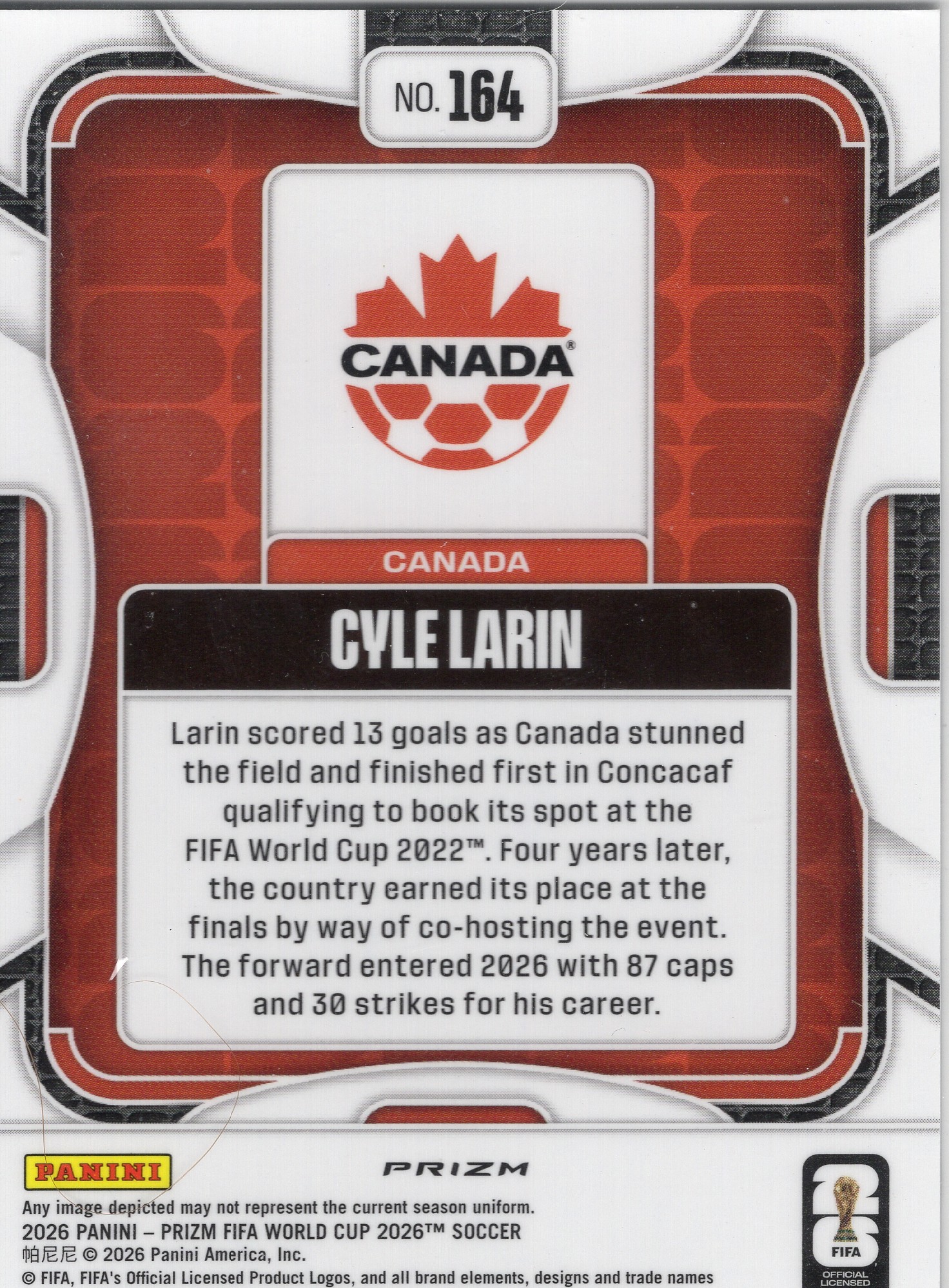 Cyle Larin — Back
