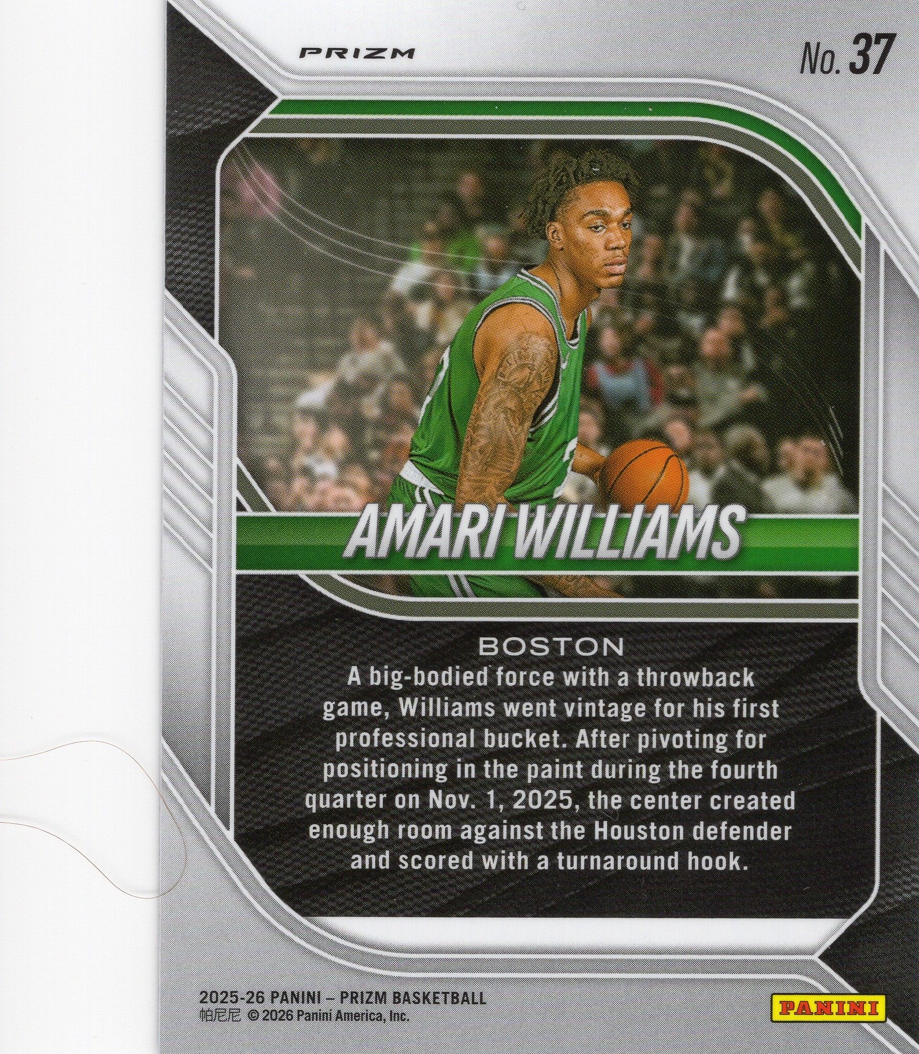 Amari Williams — Back