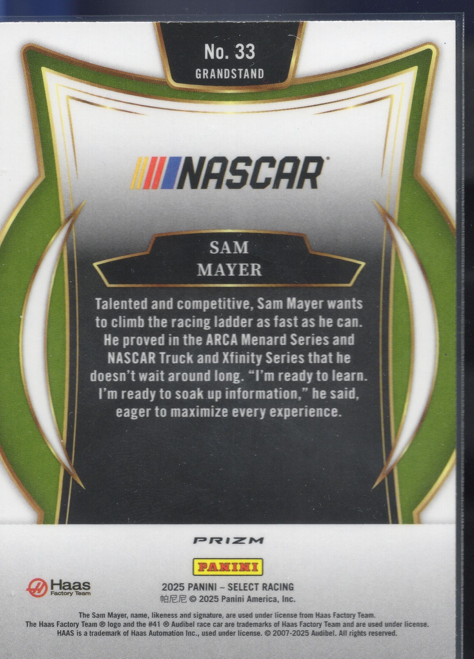 Sam Mayer — Back crop from group scan