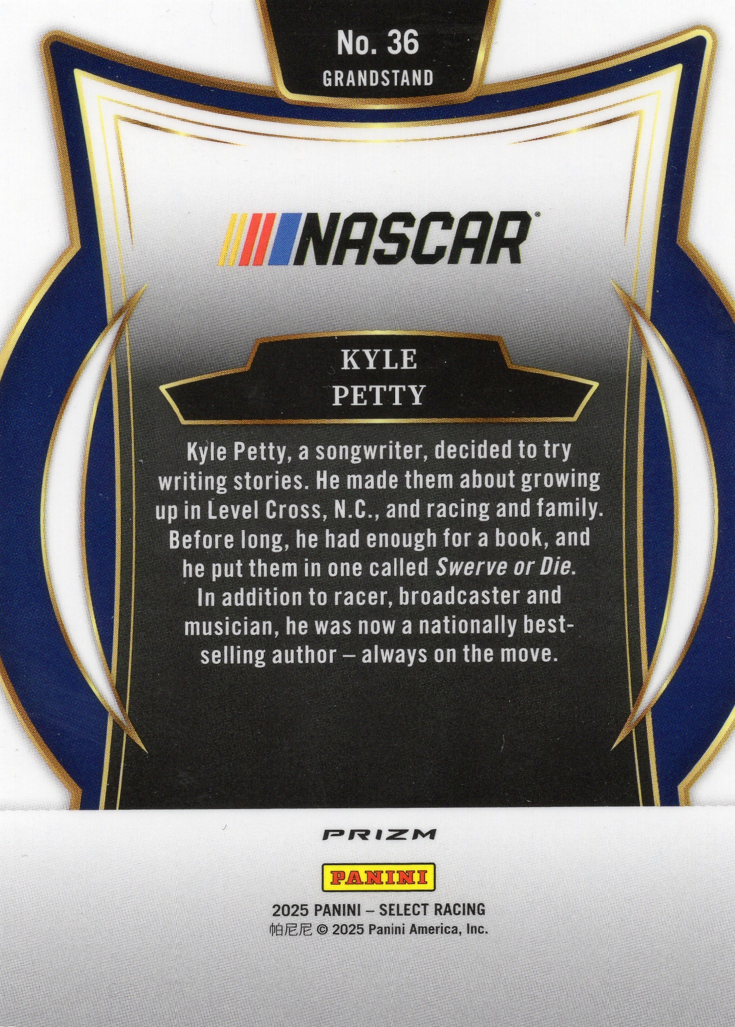 Kyle Petty — Back