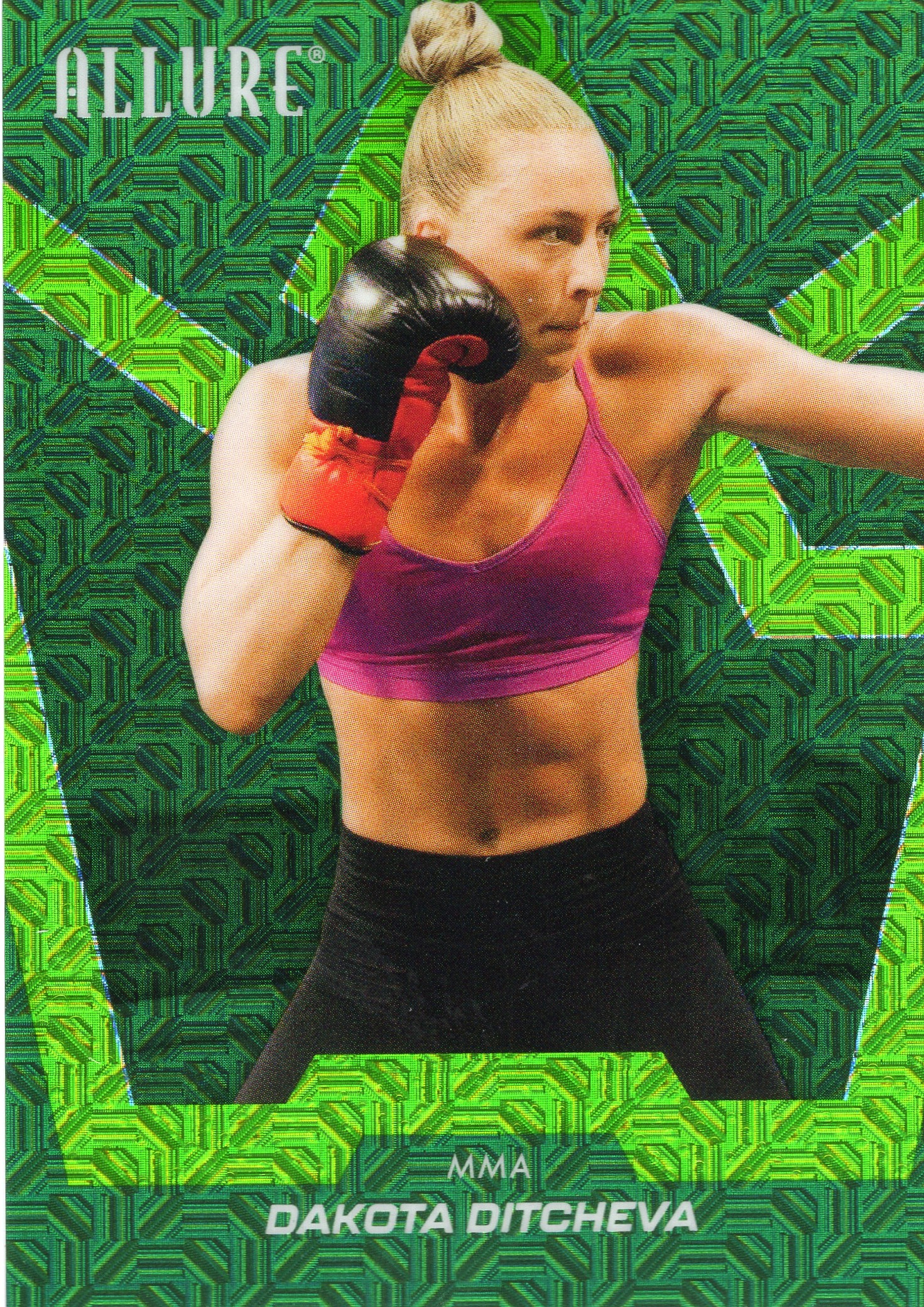 2025 Dakota Ditcheva Upper Deck Allure SE #33 Green Trax 79/99 — front scan